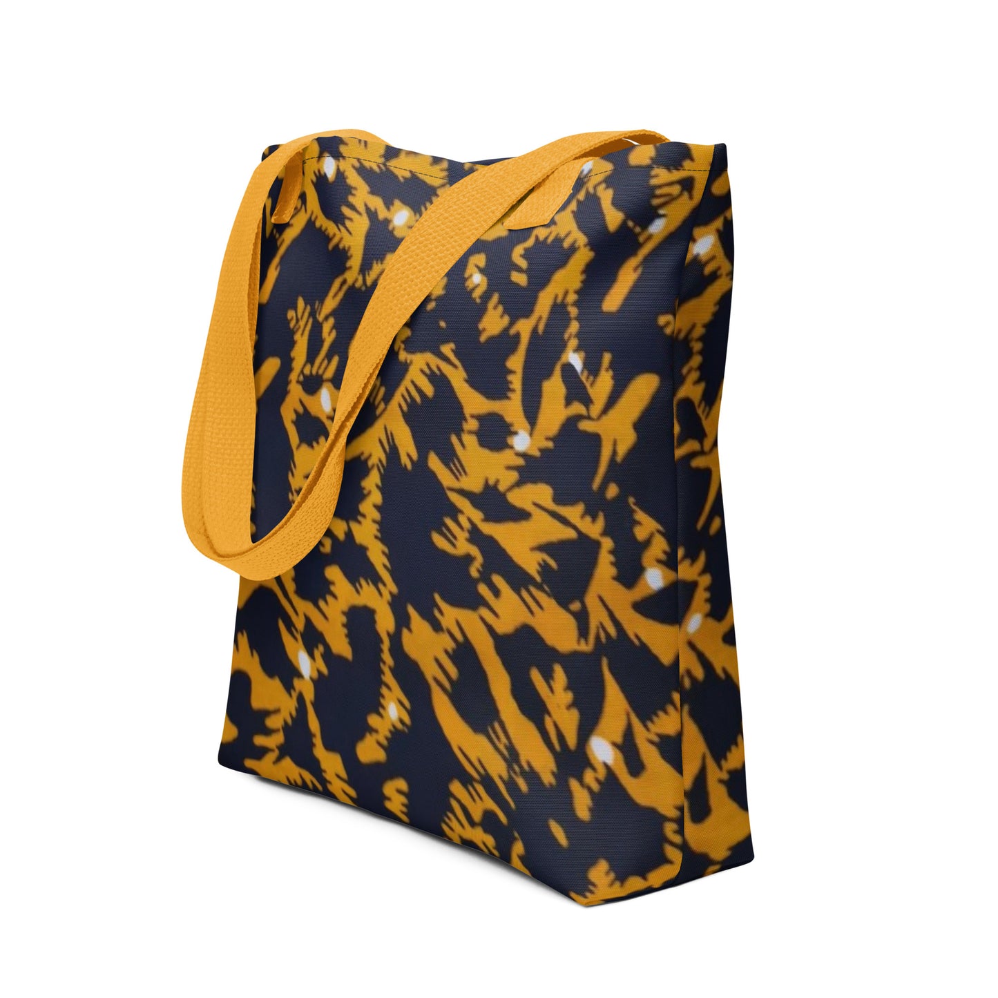 Yellow Leopard Tote Bag