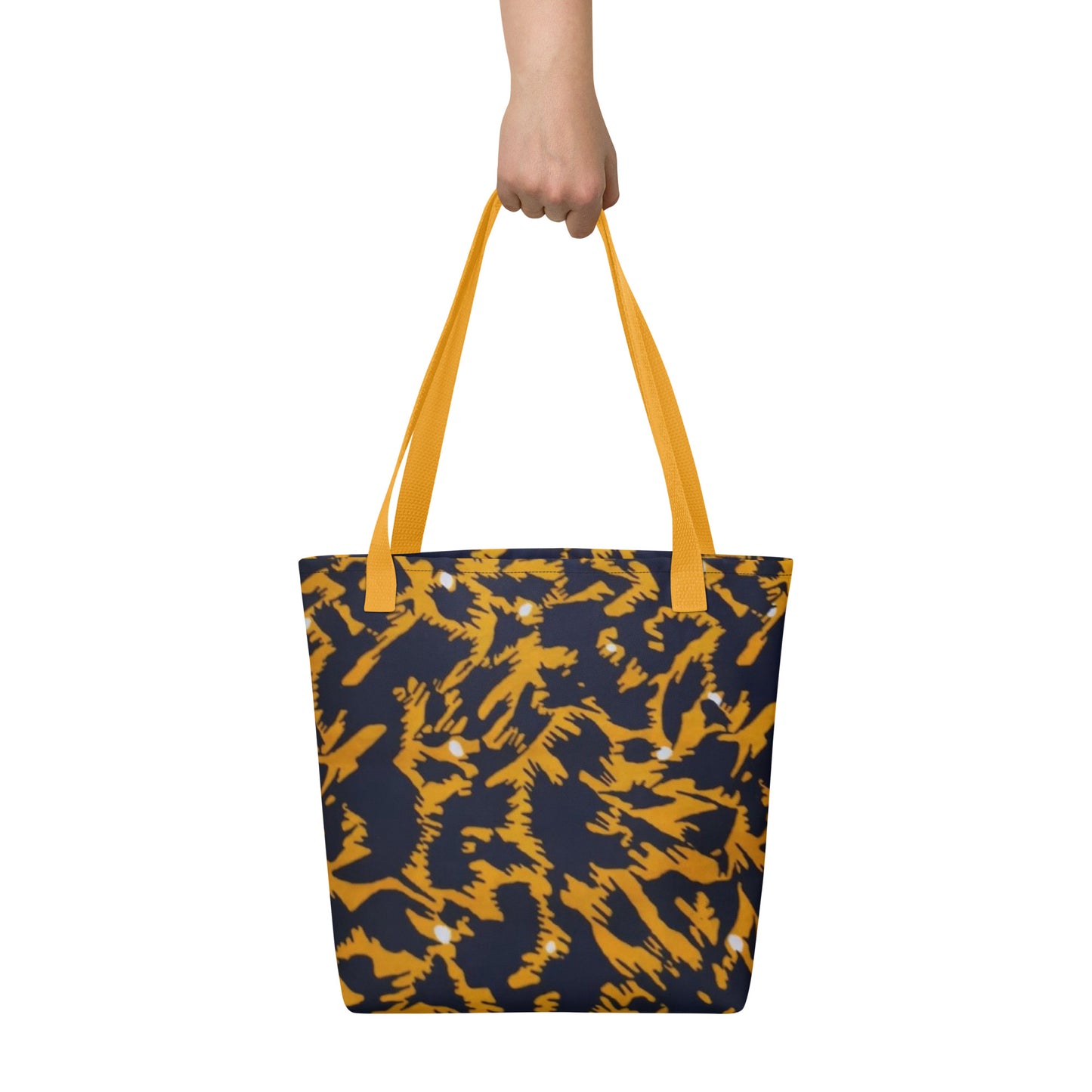 Yellow Leopard Tote Bag