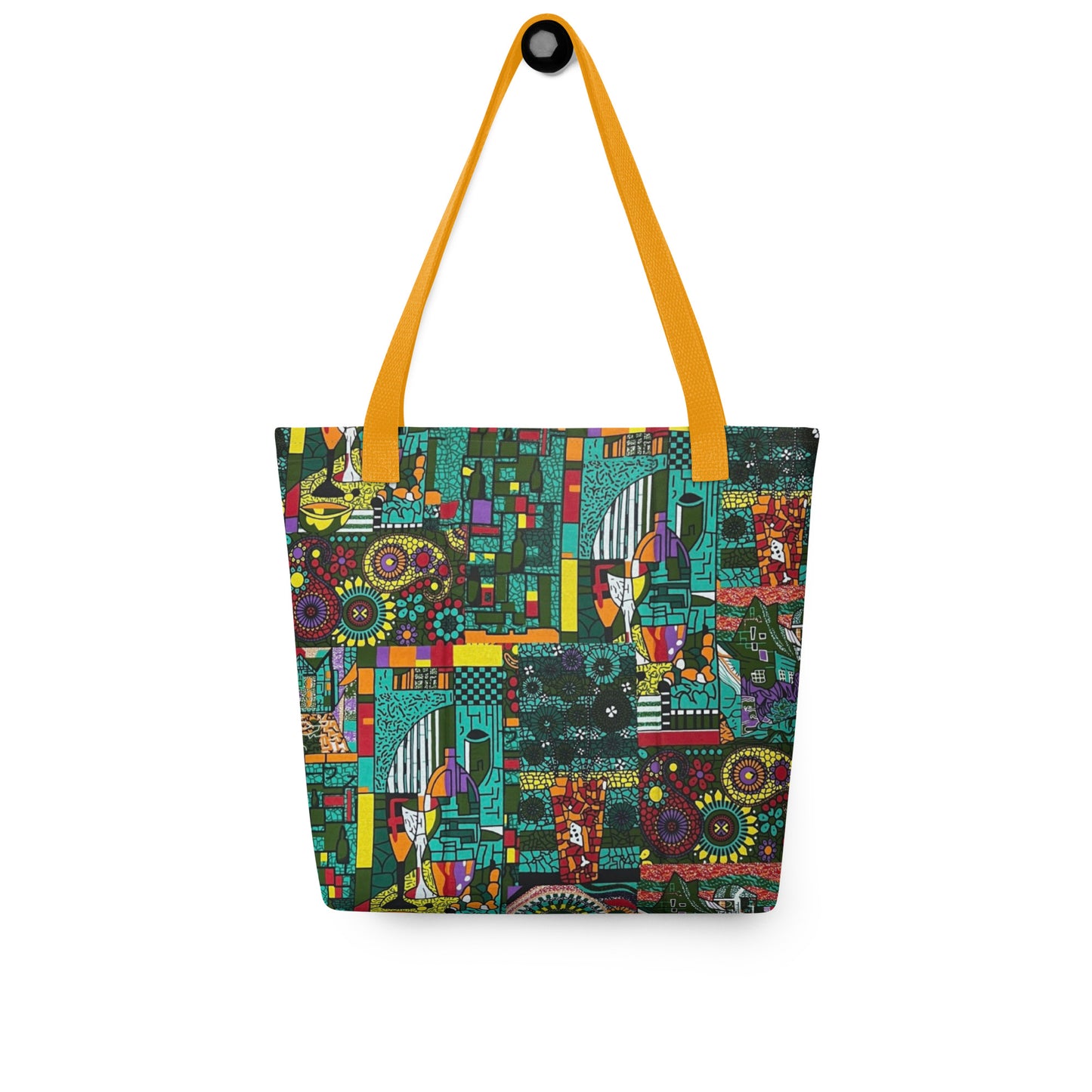 Green Artsy Tote Bag