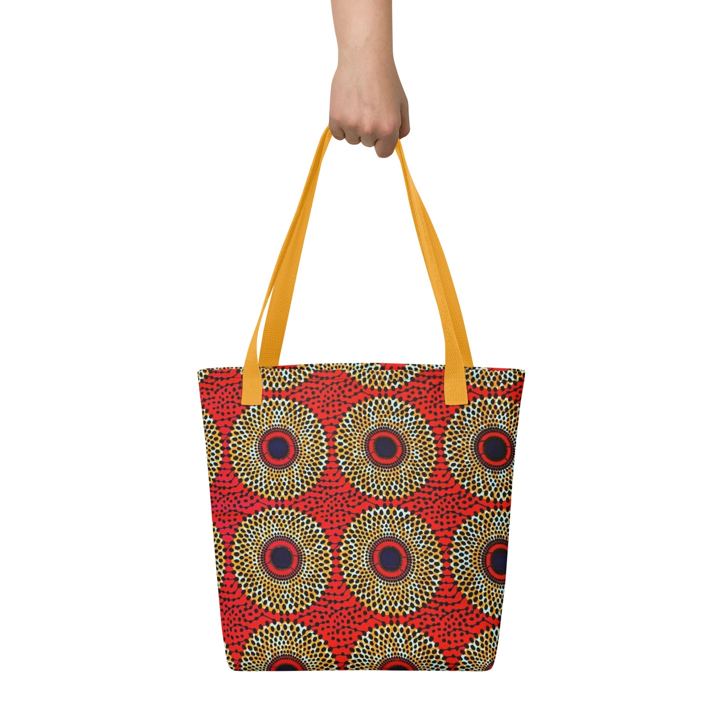 Orange Mandela Tote Bag