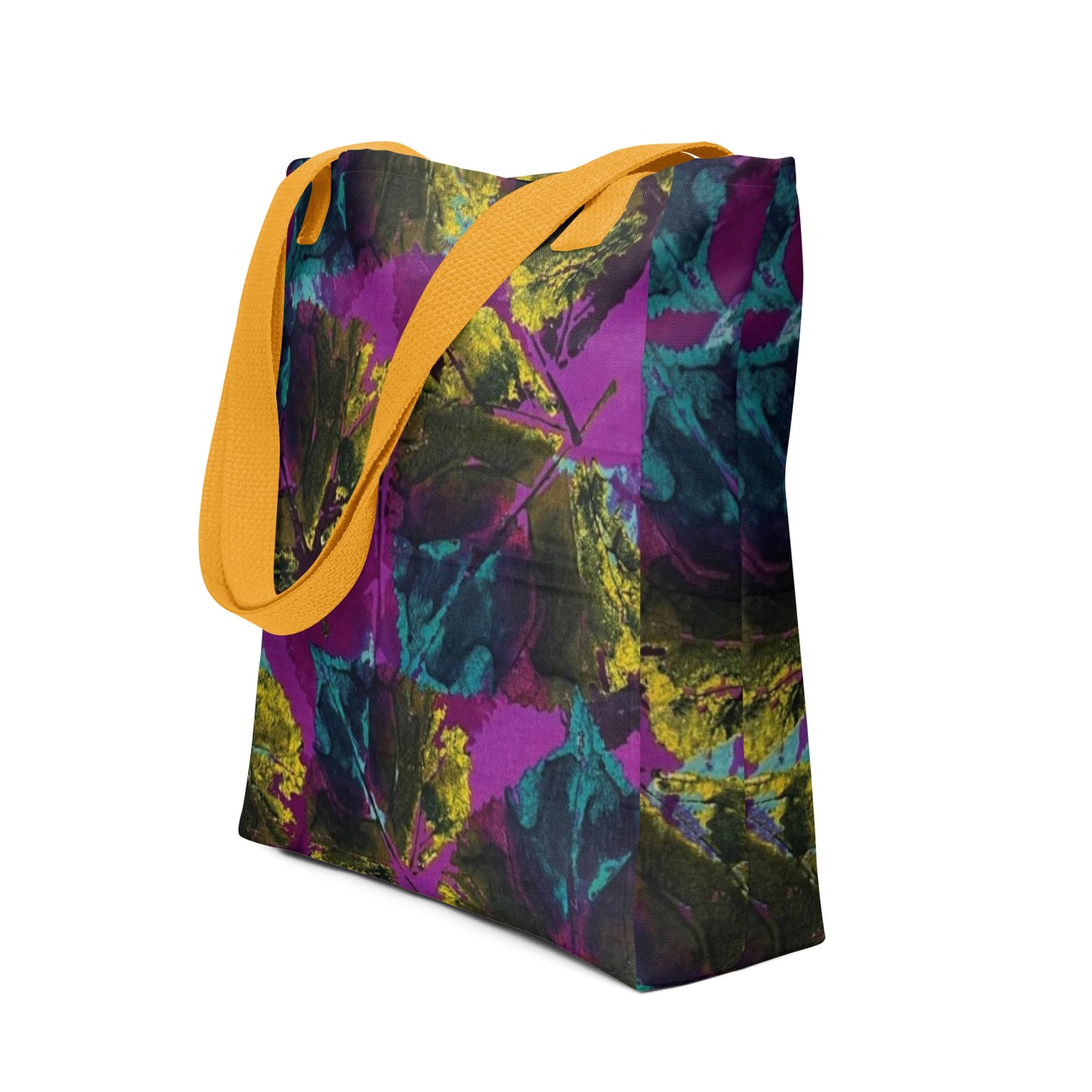 Purple Leaves Tote Bag