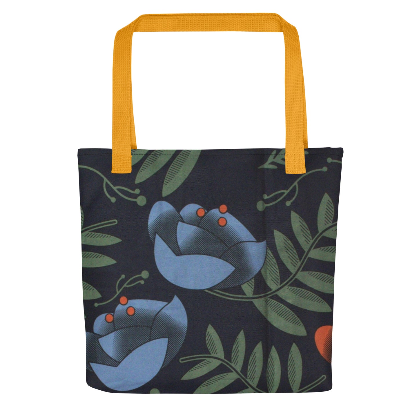 Winter Floral Tote Bag