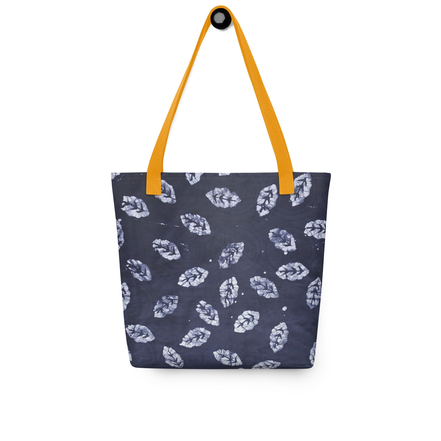 Indigo Leaf Tote Bag