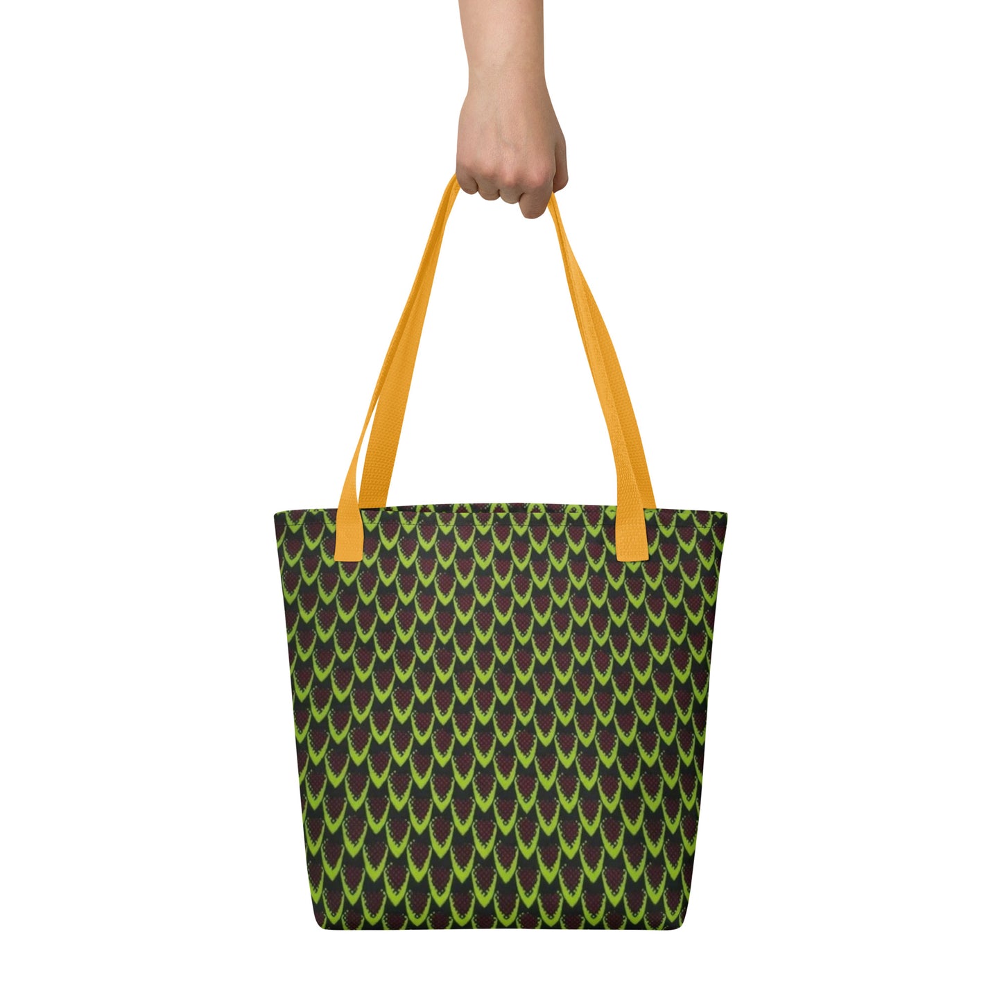 Green Flame Tote Bag