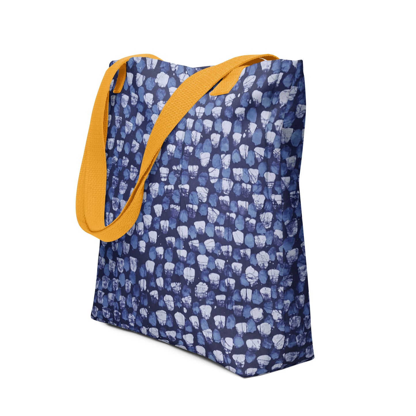 Blue Dotted Tote Bag