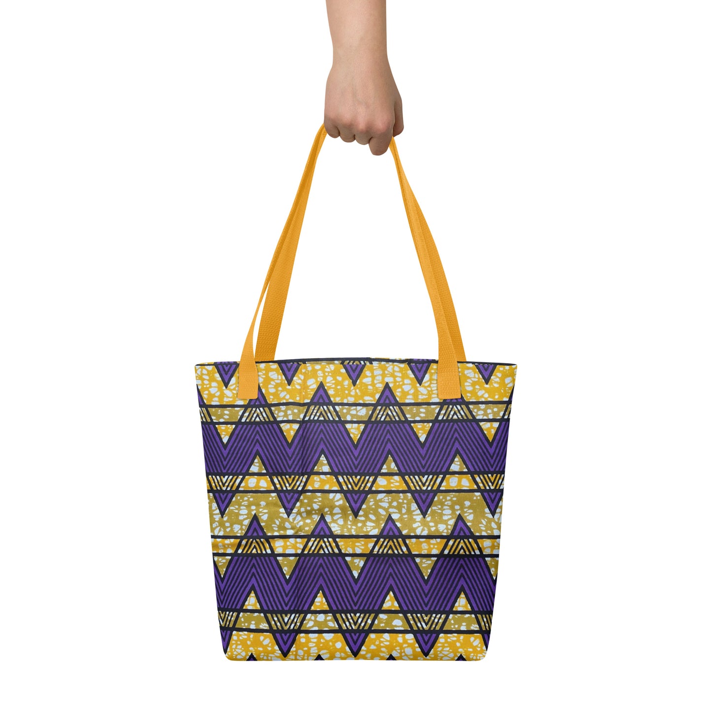 Purple Yellow Tote Bag