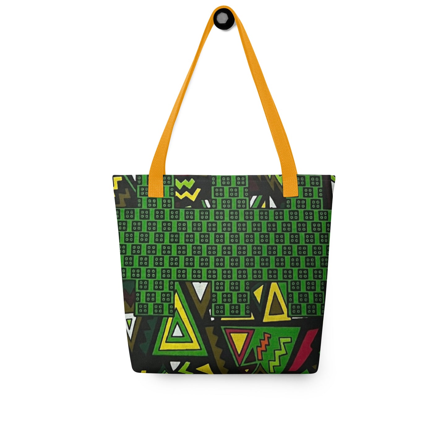 Multicolour Green Tote Bag