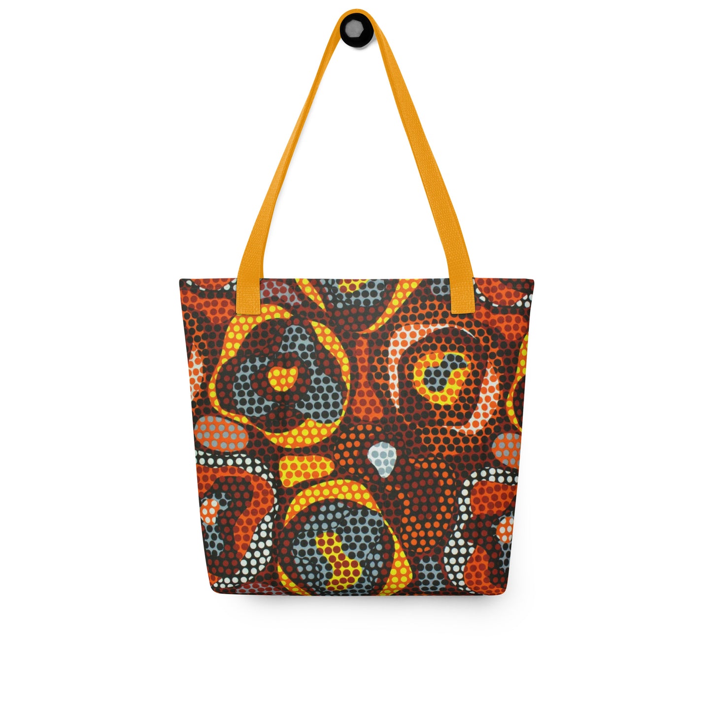 Multicolour Orange Tote Bag