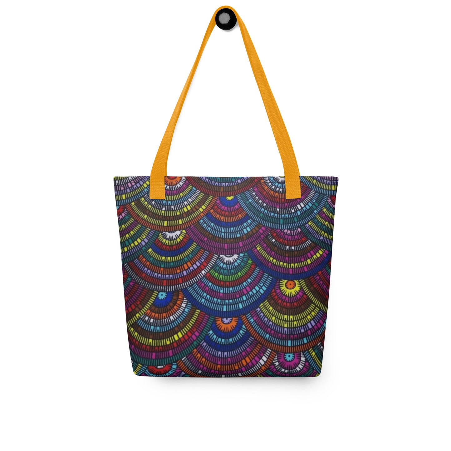 Multicolour Half Circle Tote Bag