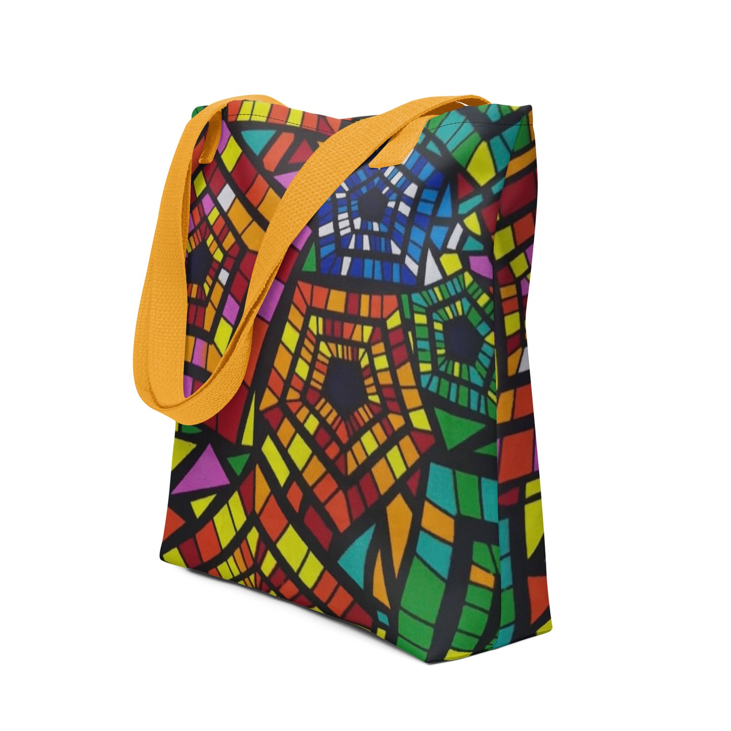 Multicolour Pentagon Tote Bag