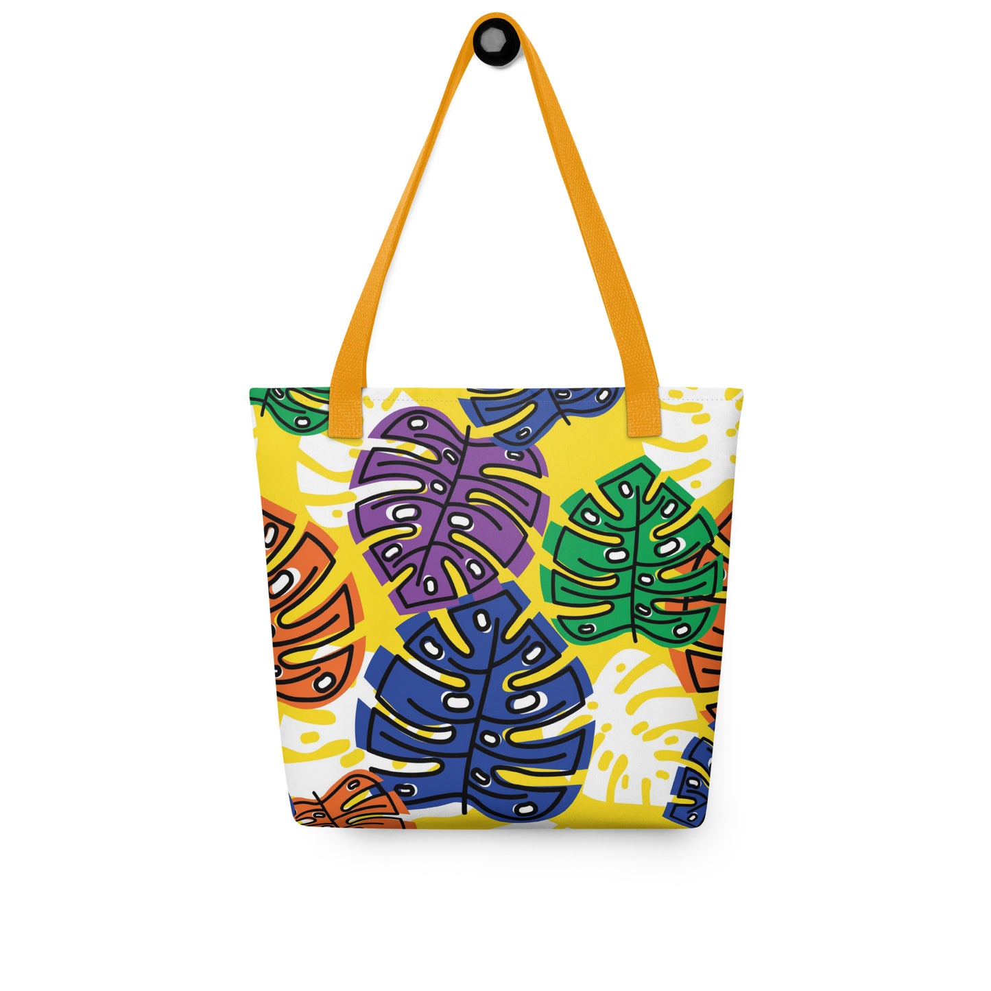 Yellow Tropical Tote Bag