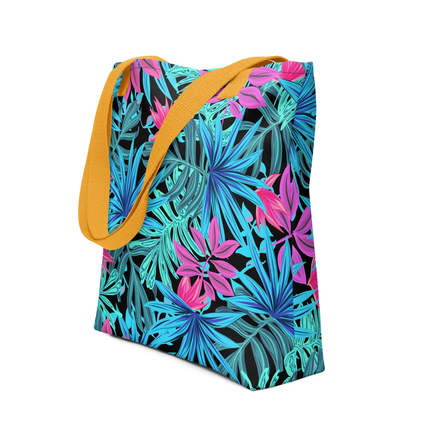 Blue Tropical Tote Bag