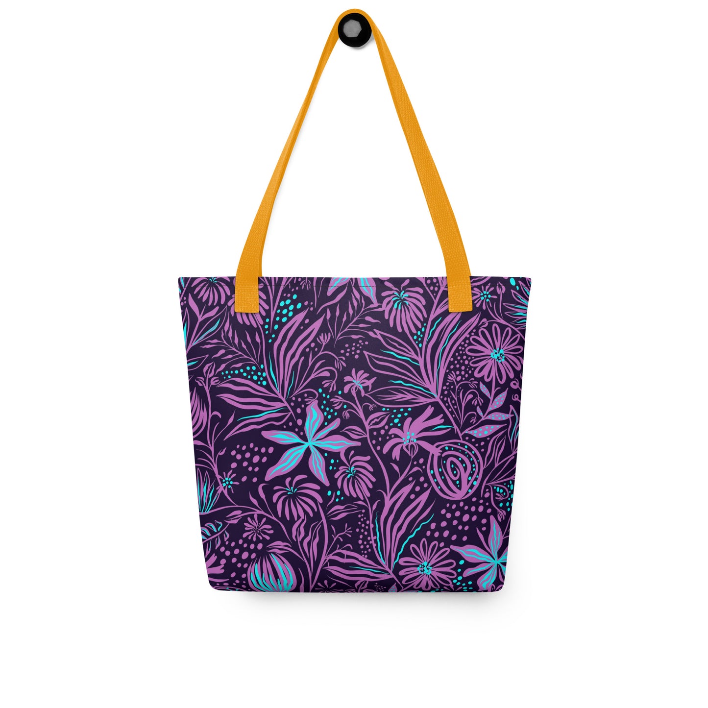 Purple Tropical Tote Bag