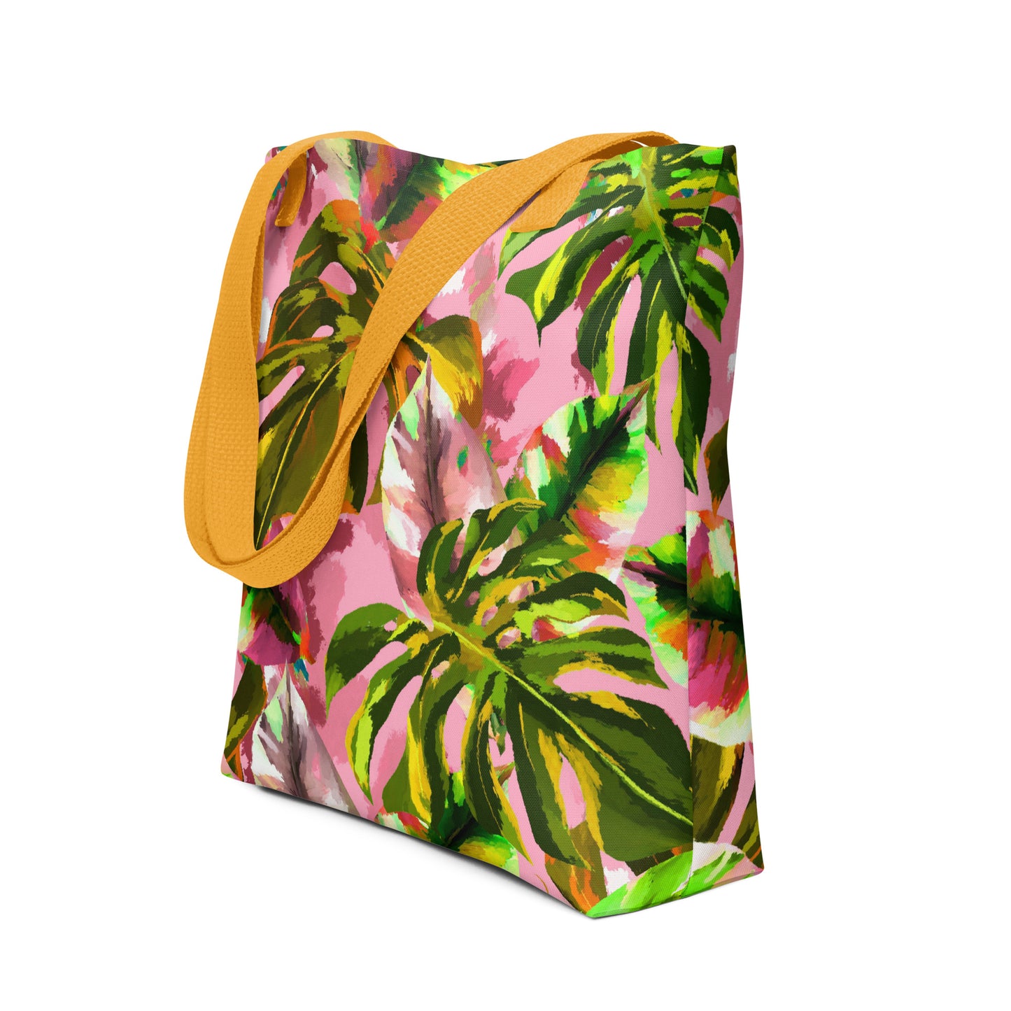 Pink Tropical Tote Bag