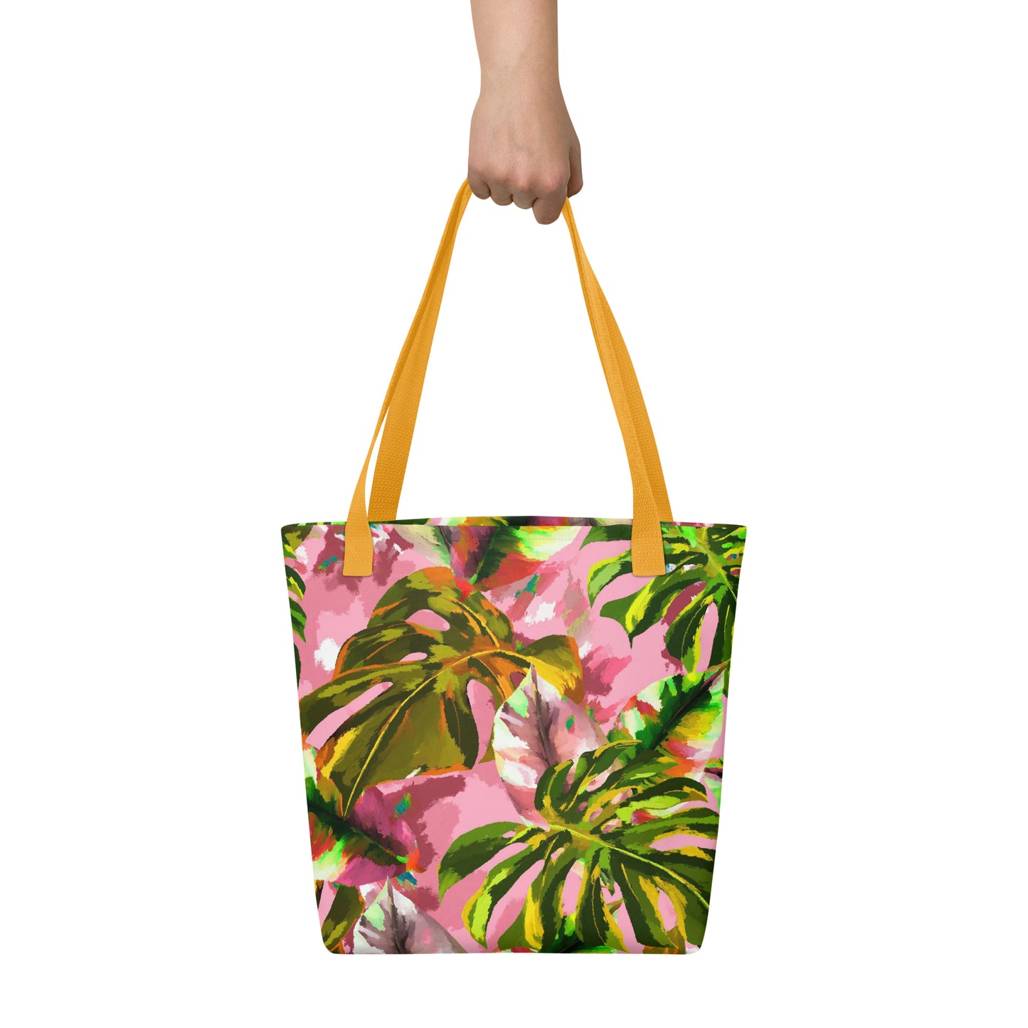 Pink Tropical Tote Bag