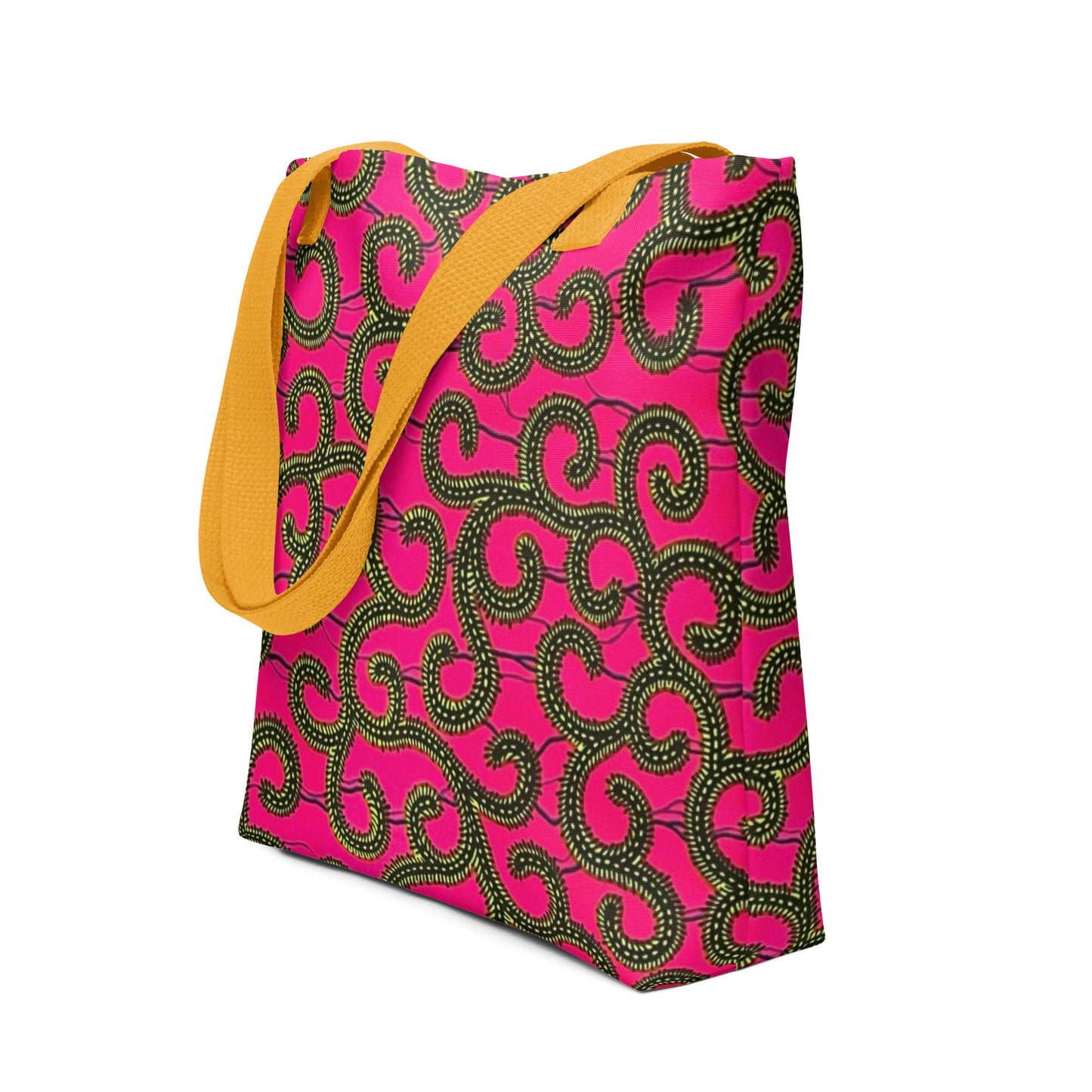 Pink Ankara Tote Bag