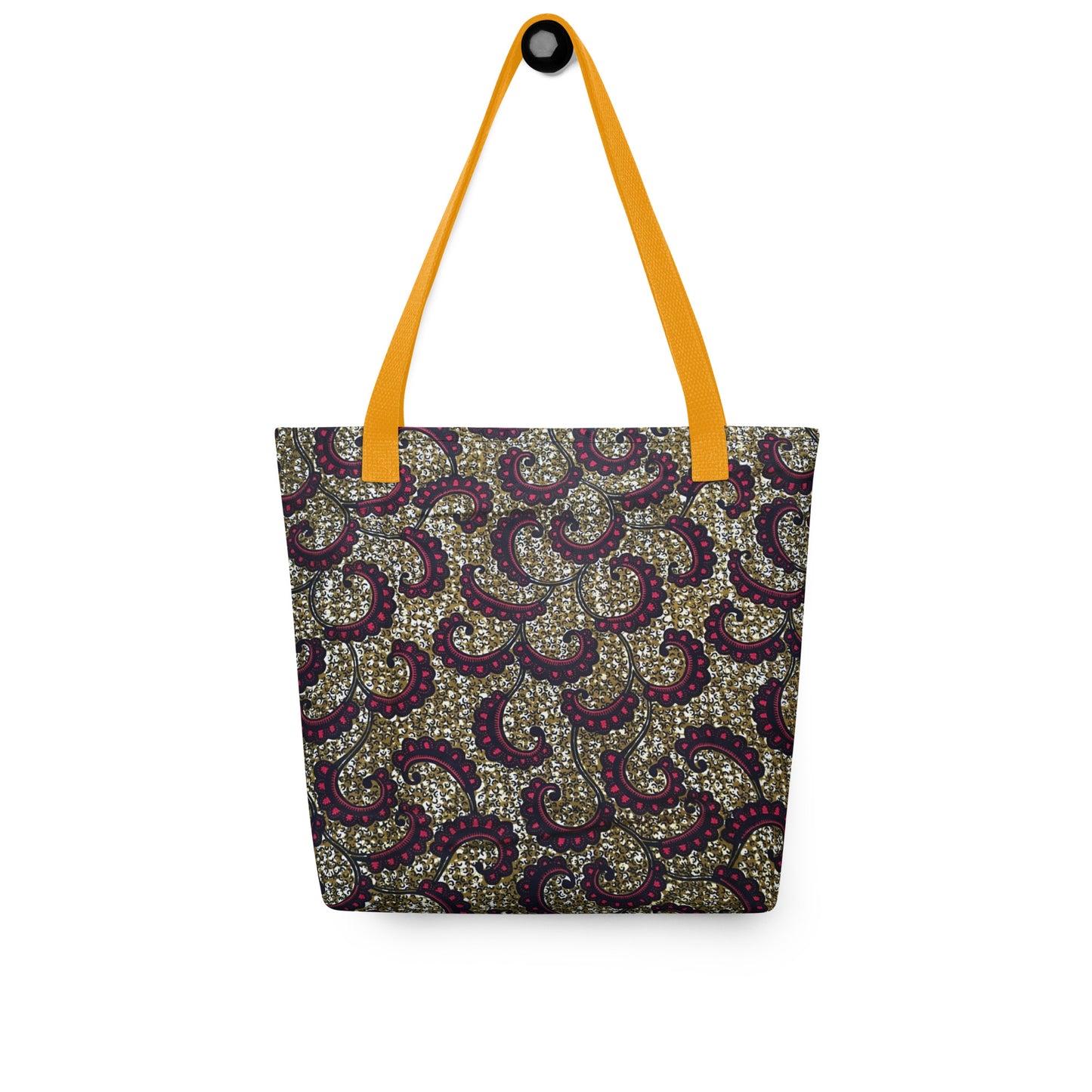 Burgundy Brown Tote Bag