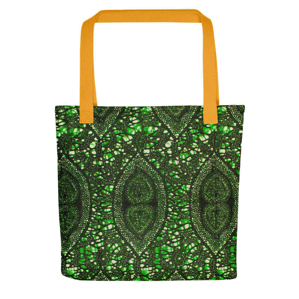 Green Peas Ankara Tote Bag