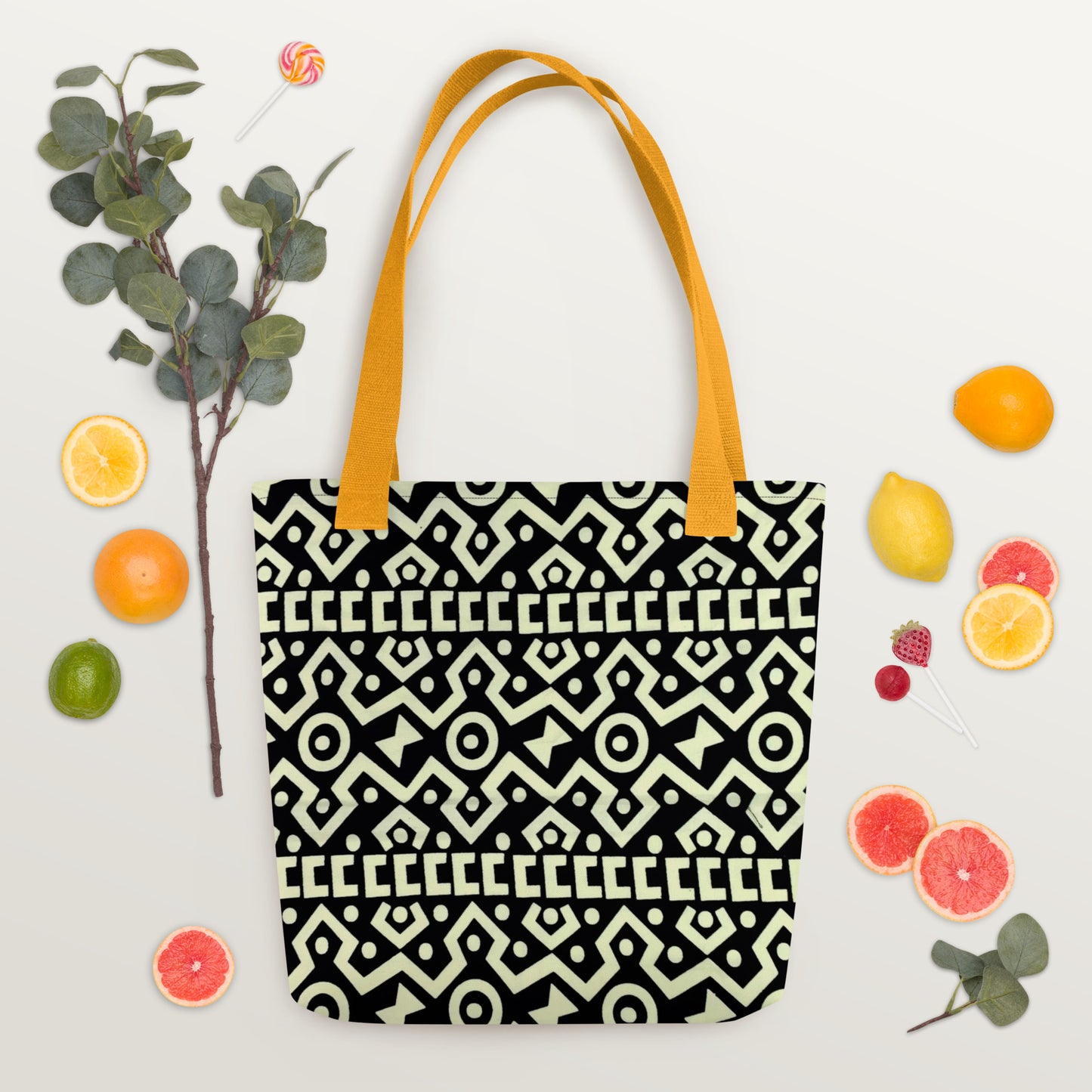 Bogolan Print Tote Bag