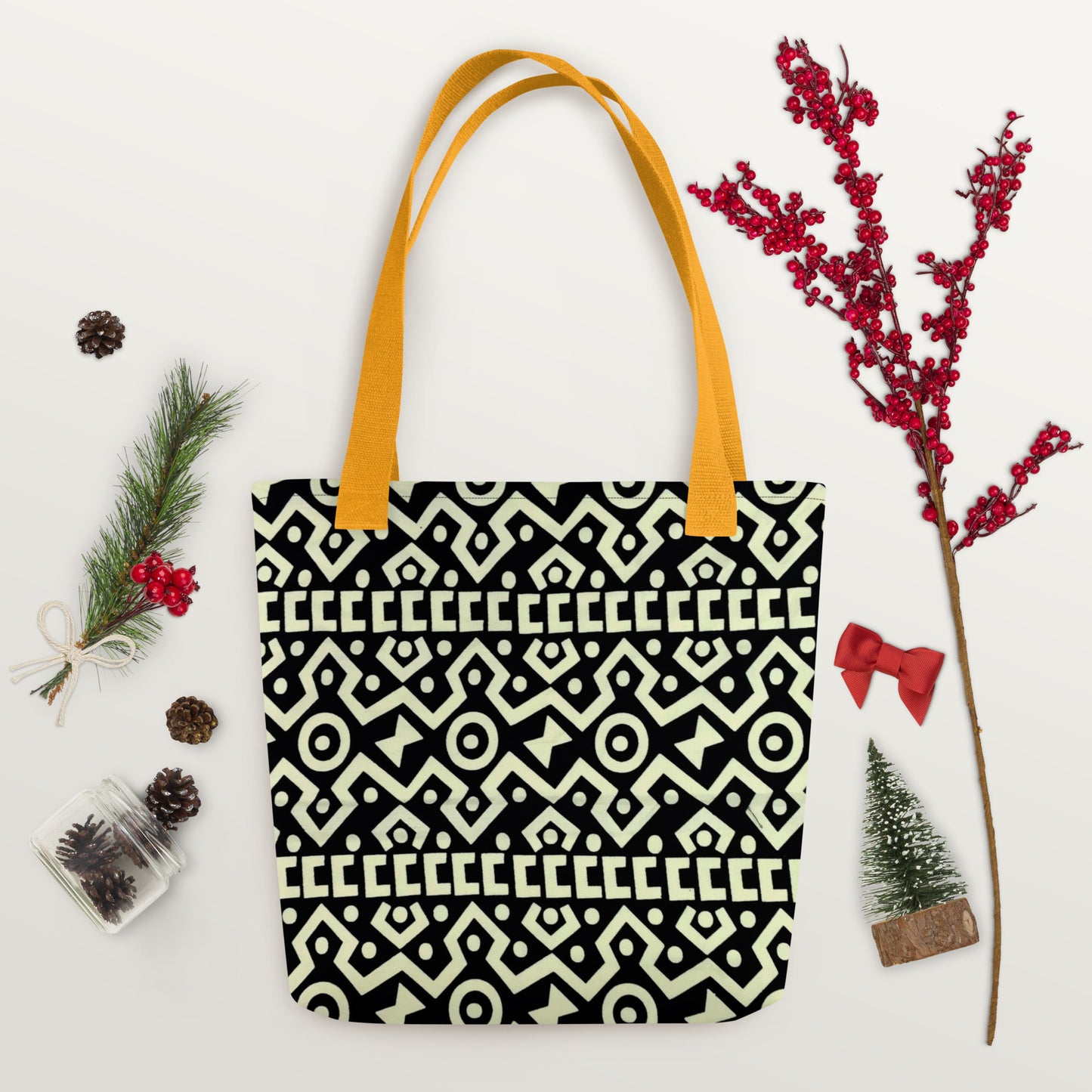 Bogolan Print Tote Bag