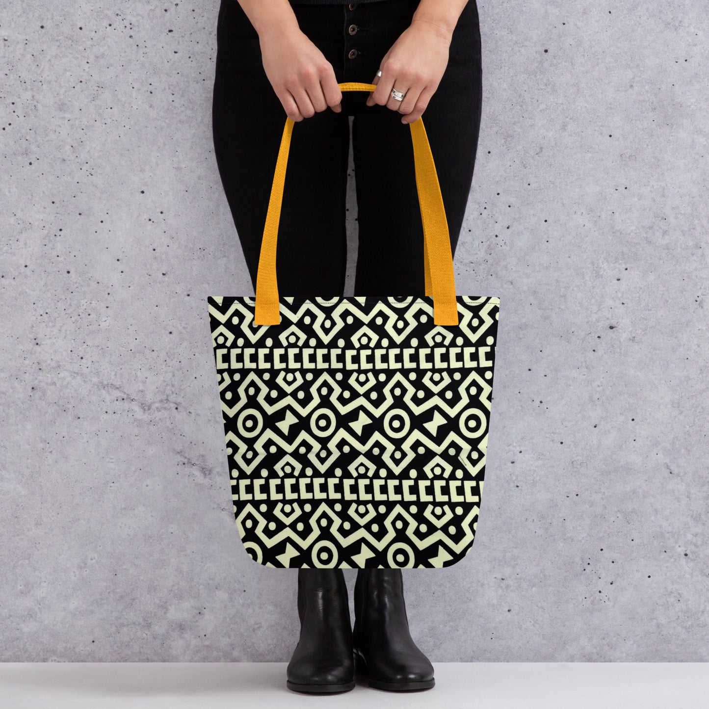 Bogolan Print Tote Bag