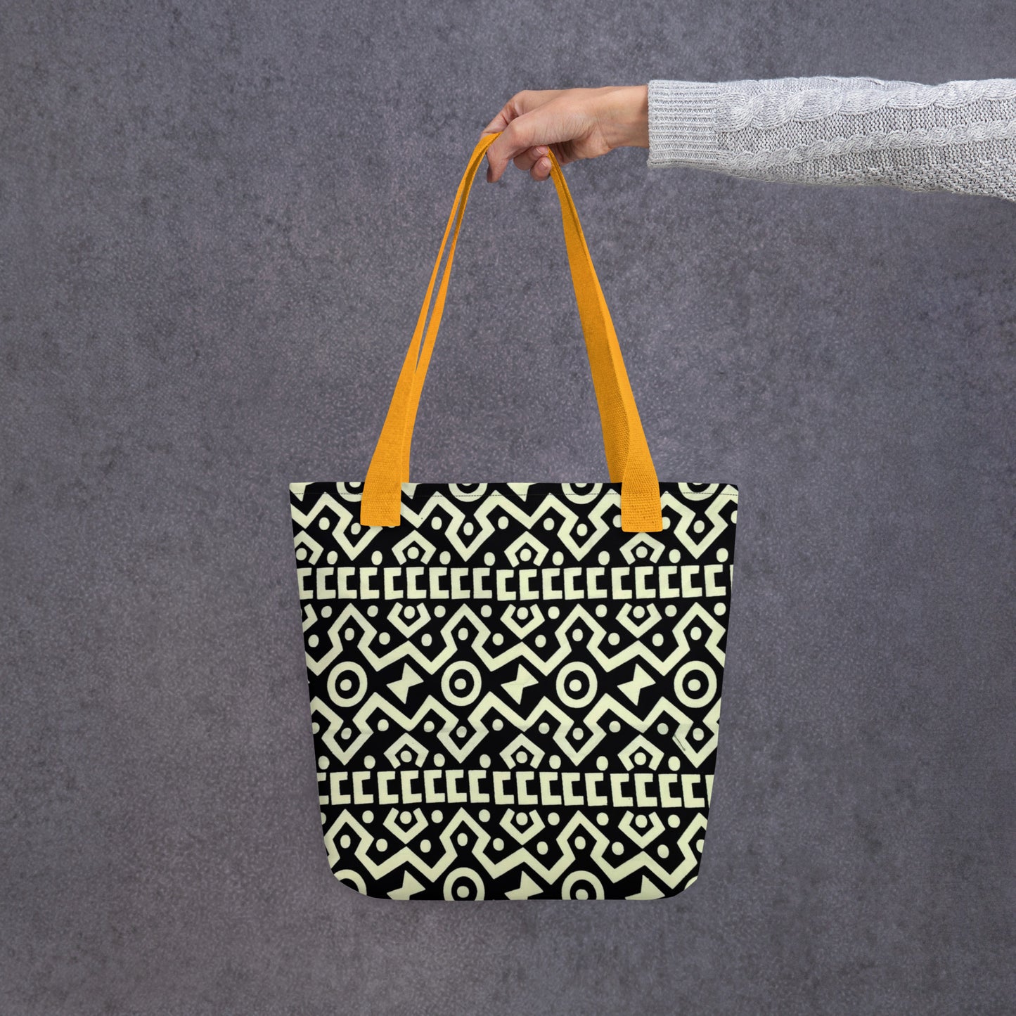 Bogolan Print Tote Bag