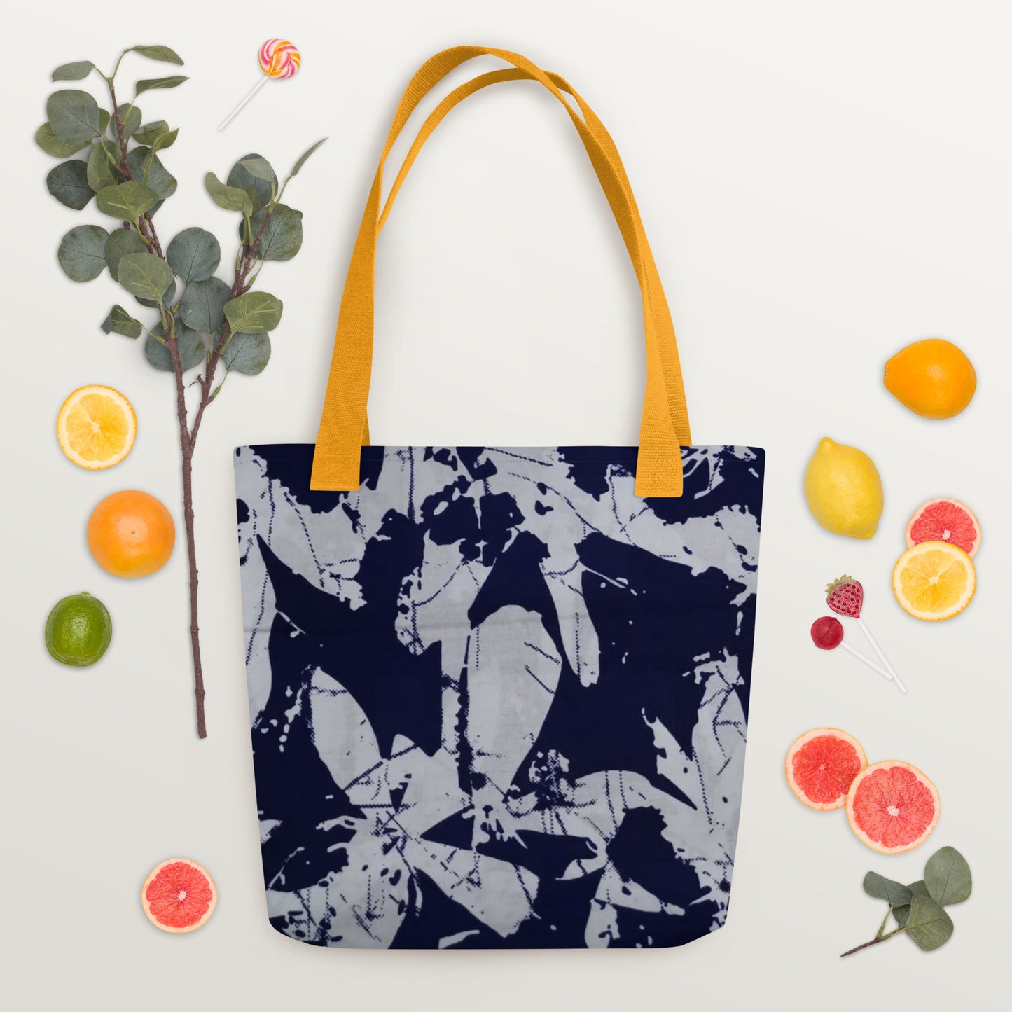 Indigo Print Tote Bag