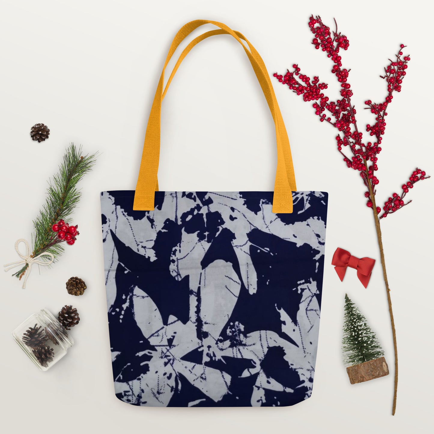 Indigo Print Tote Bag