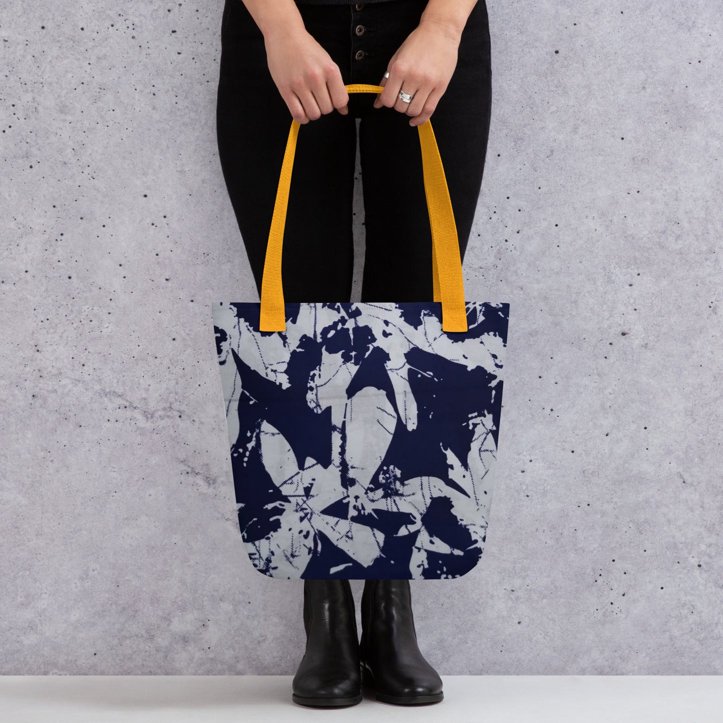 Indigo Print Tote Bag