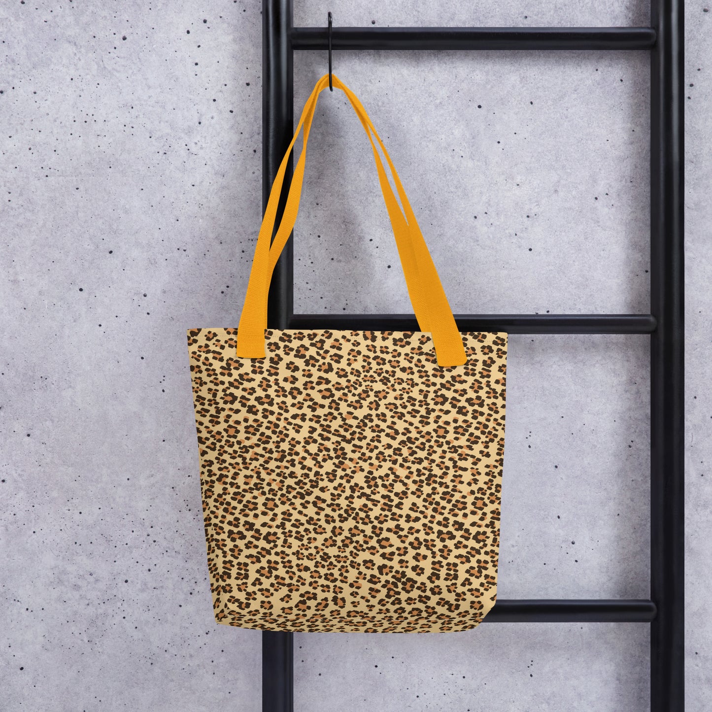 Brown Leopard Tote Bag