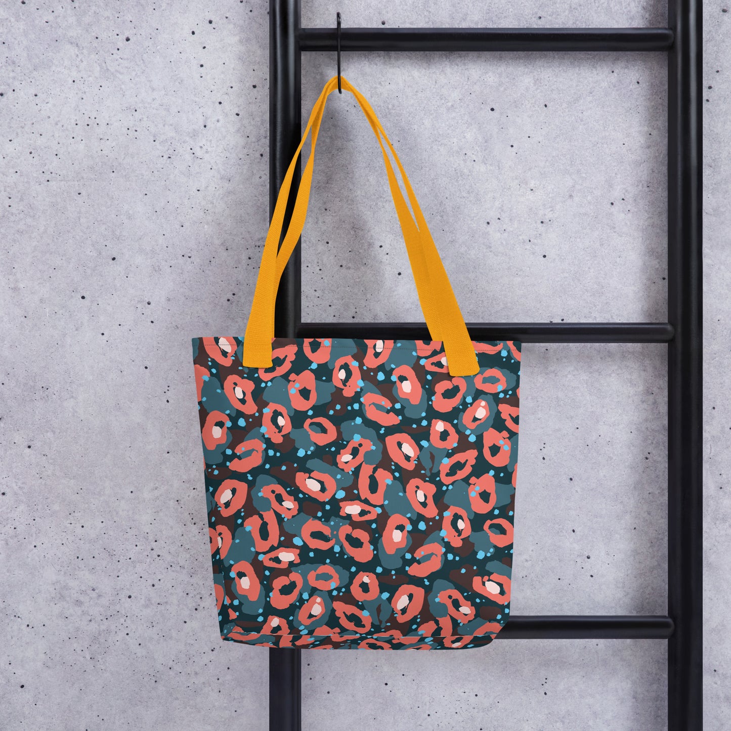 Leopard Speckled Tote Bag