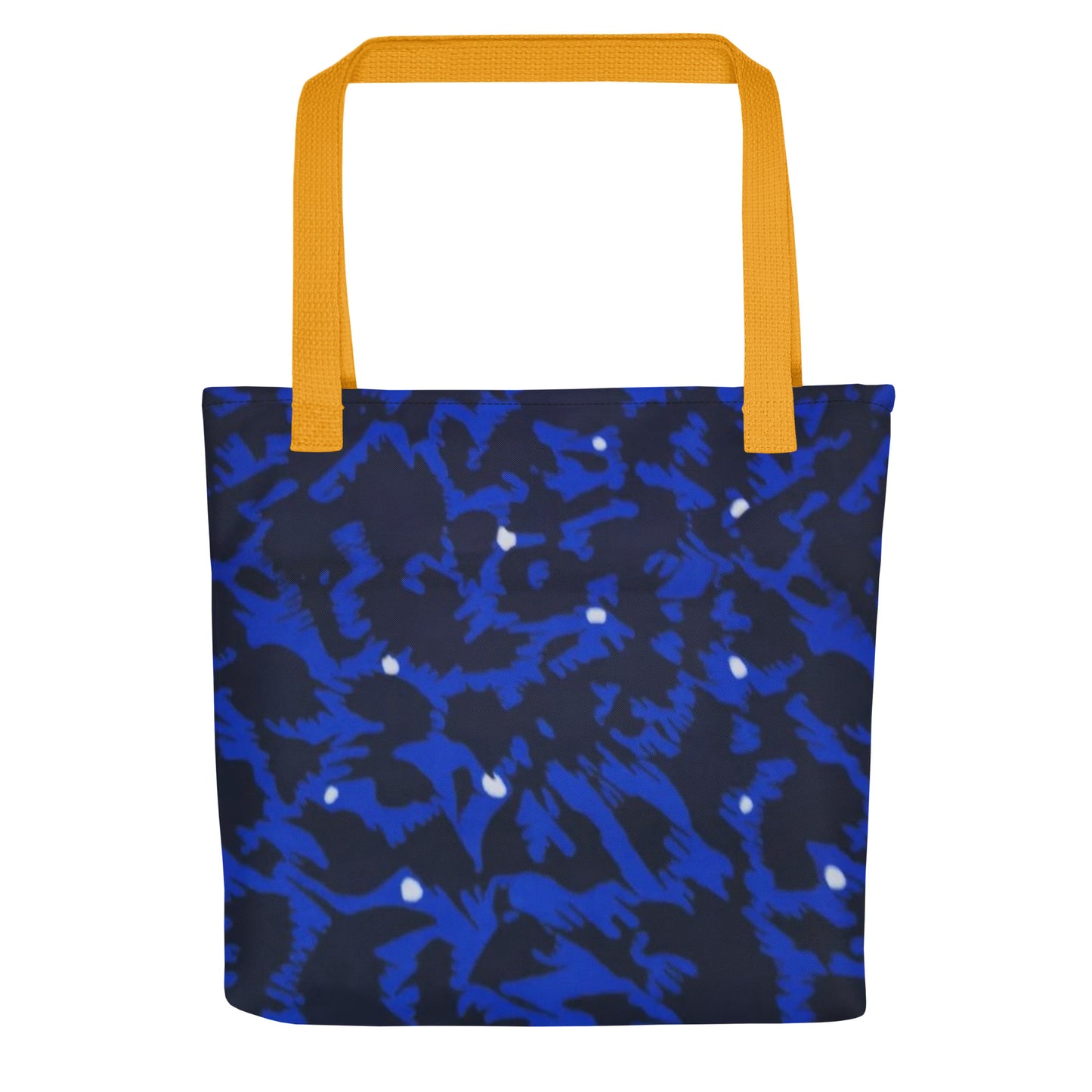 Blue Leopard Tote Bag