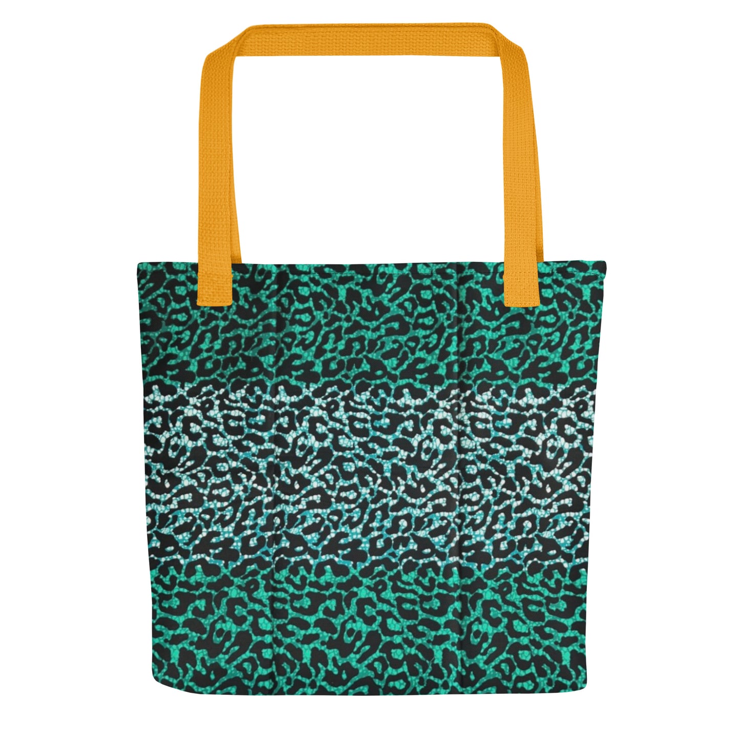 Green Leopard Tote Bag