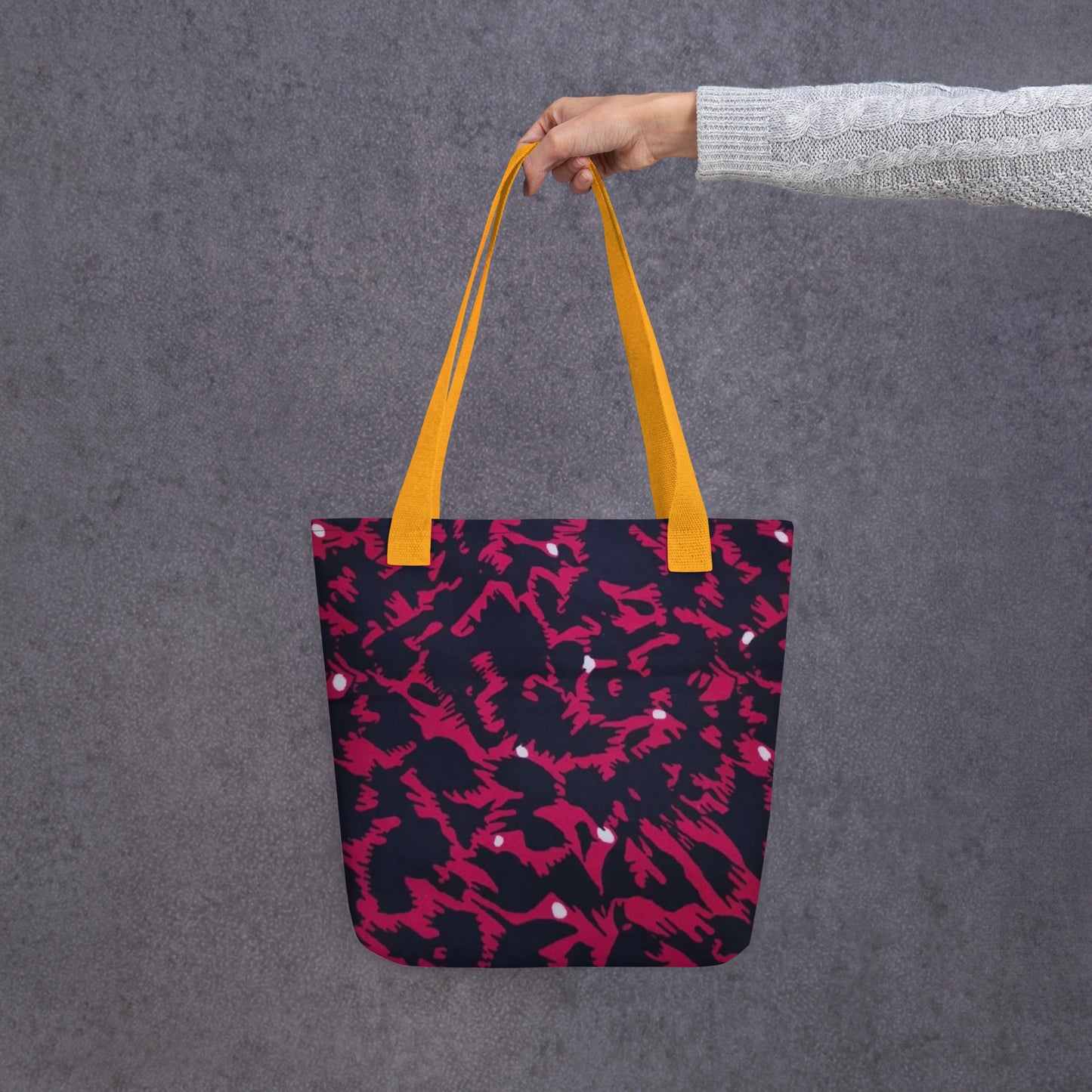 Pink Leopard Tote Bag