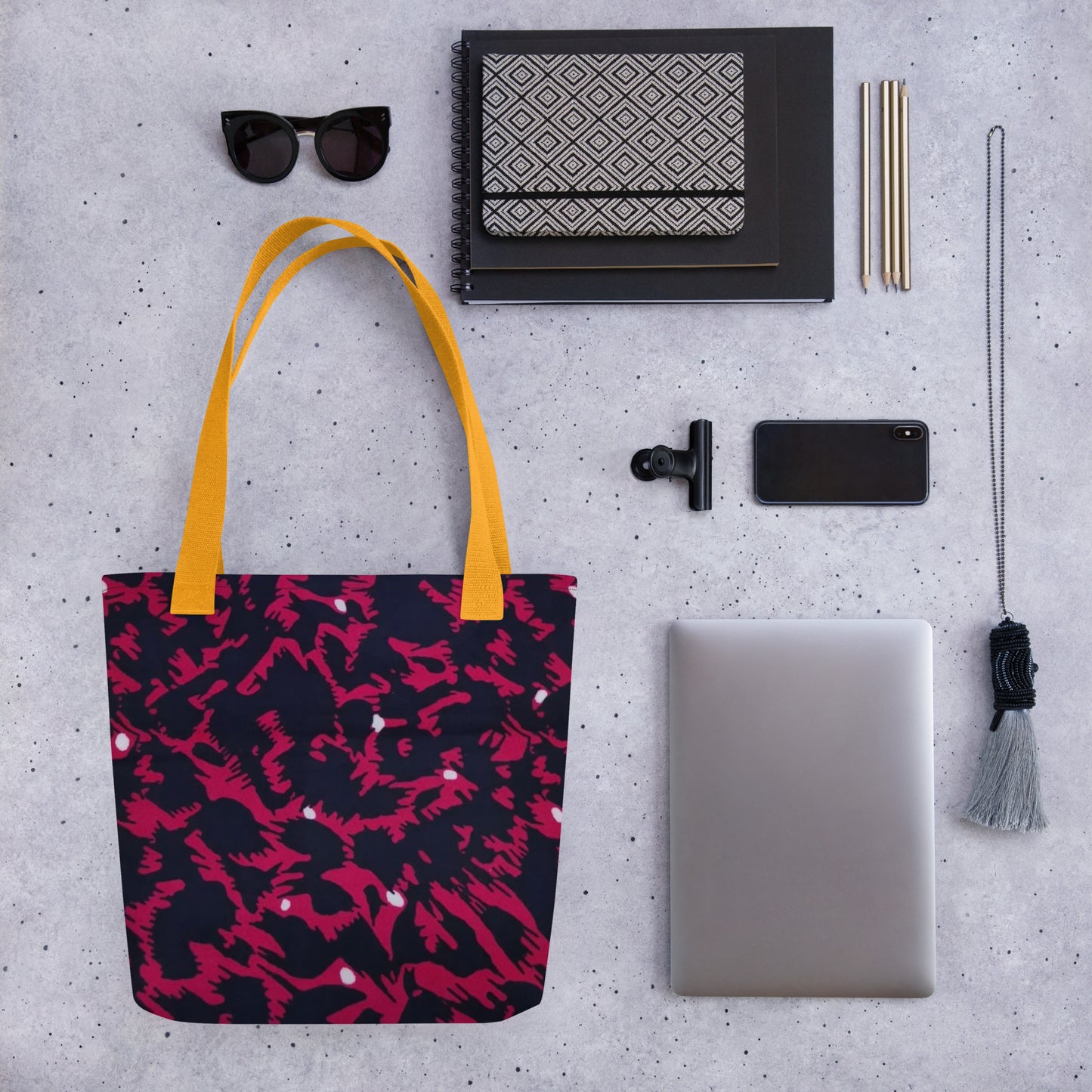 Pink Leopard Tote Bag