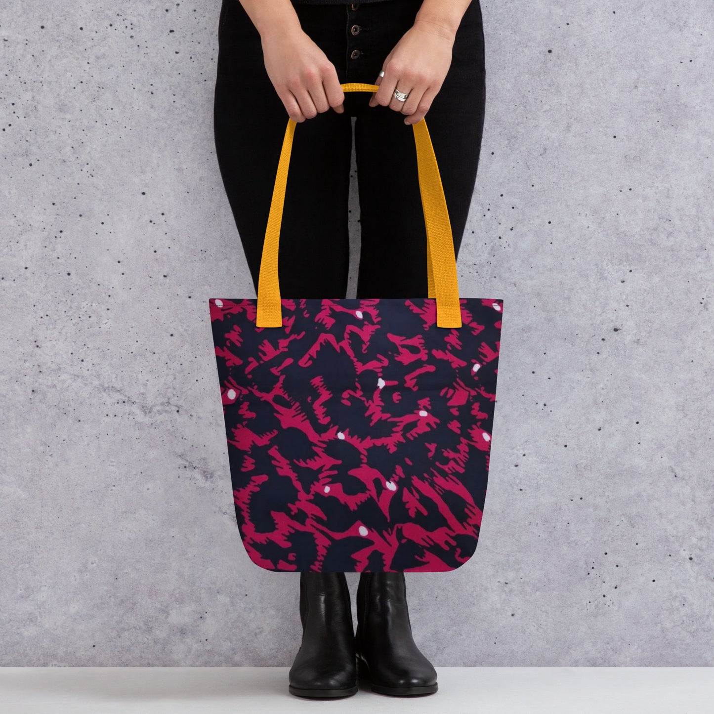 Pink Leopard Tote Bag