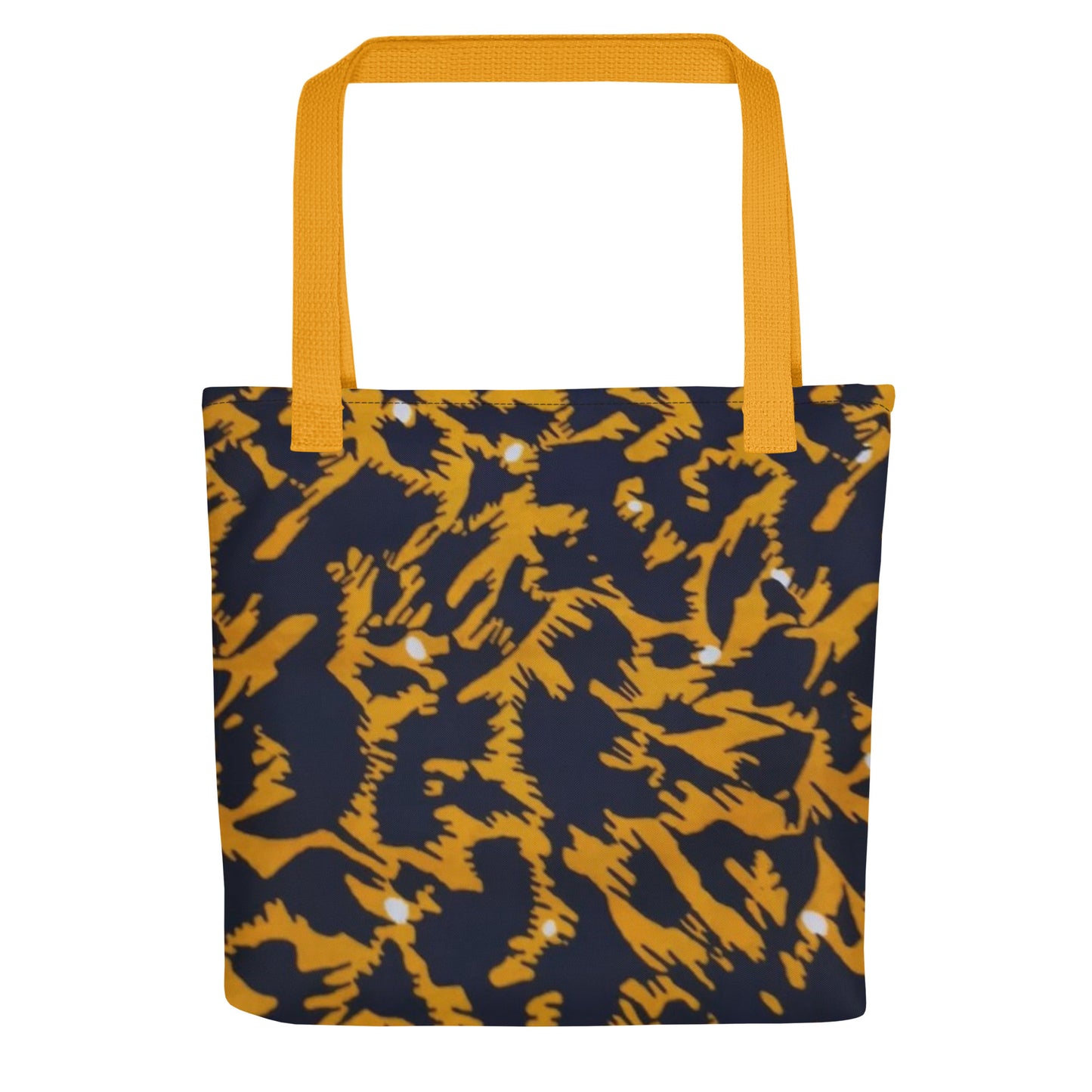 Yellow Leopard Tote Bag