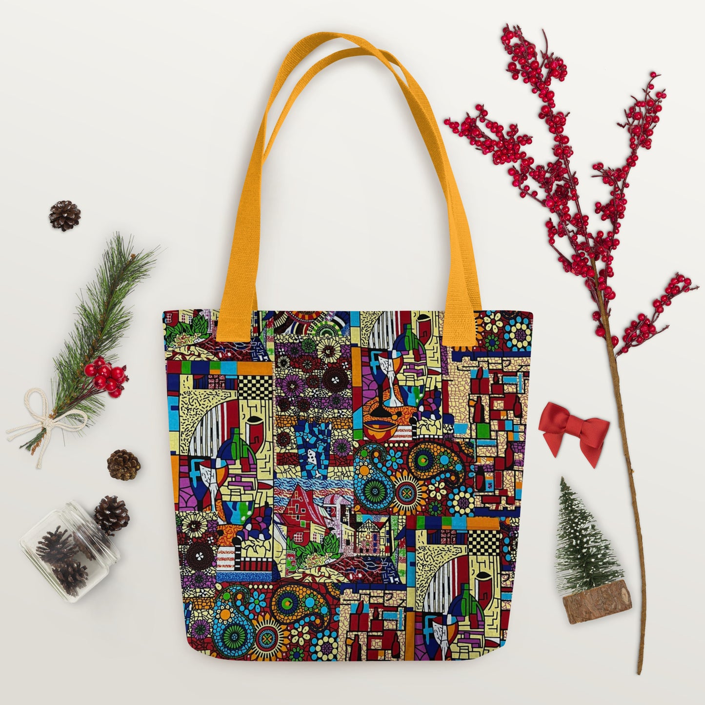 Colourful Artsy Tote Bag