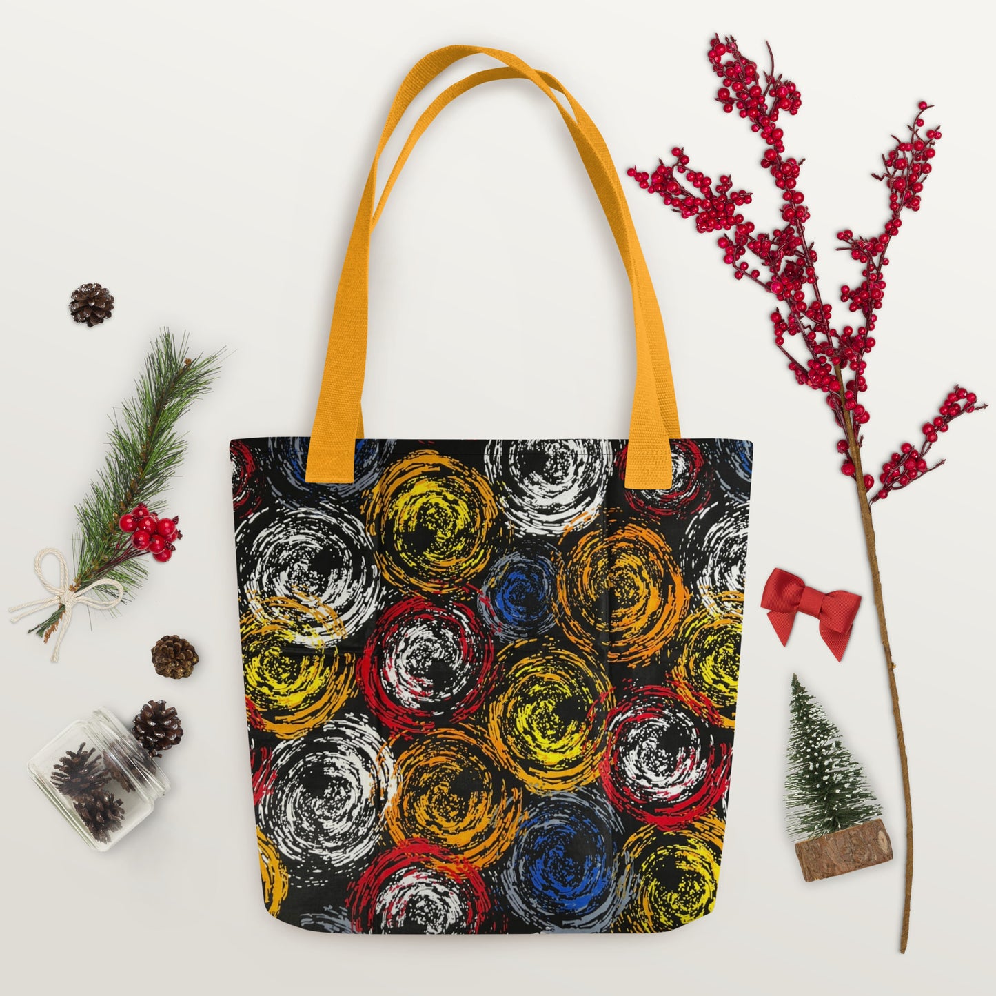 Colourful Swirls Tote Bag