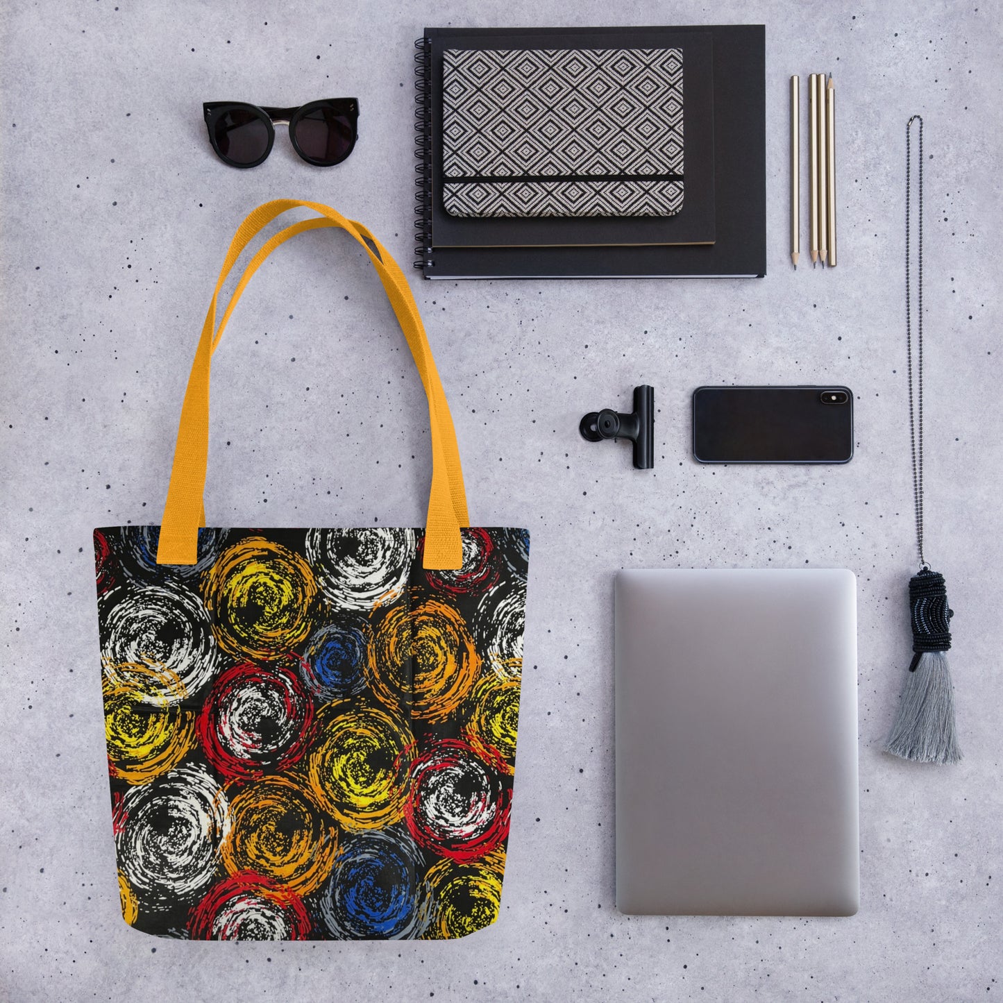 Colourful Swirls Tote Bag