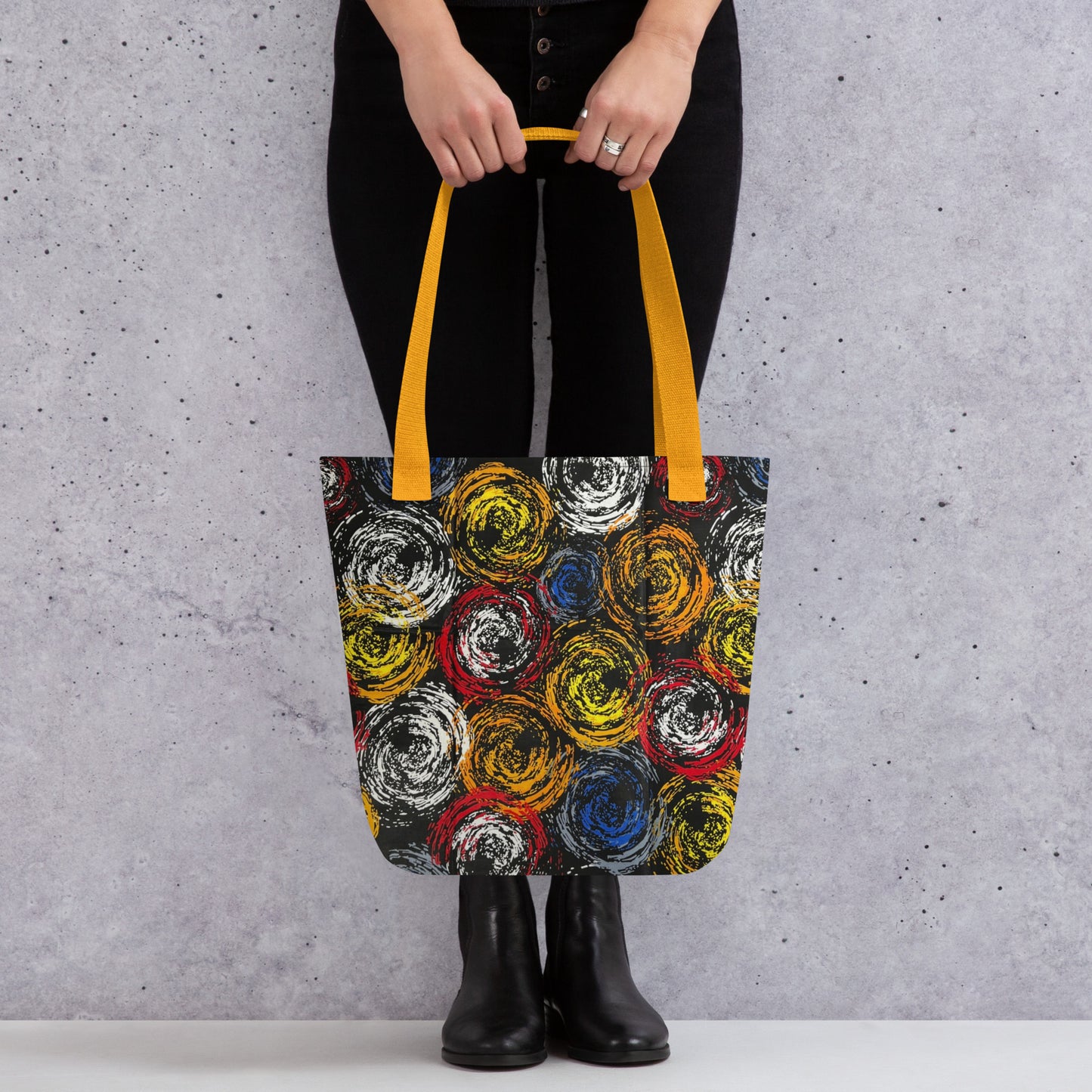 Colourful Swirls Tote Bag