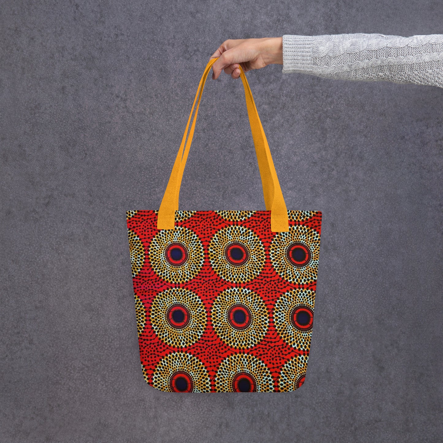 Orange Mandela Tote Bag