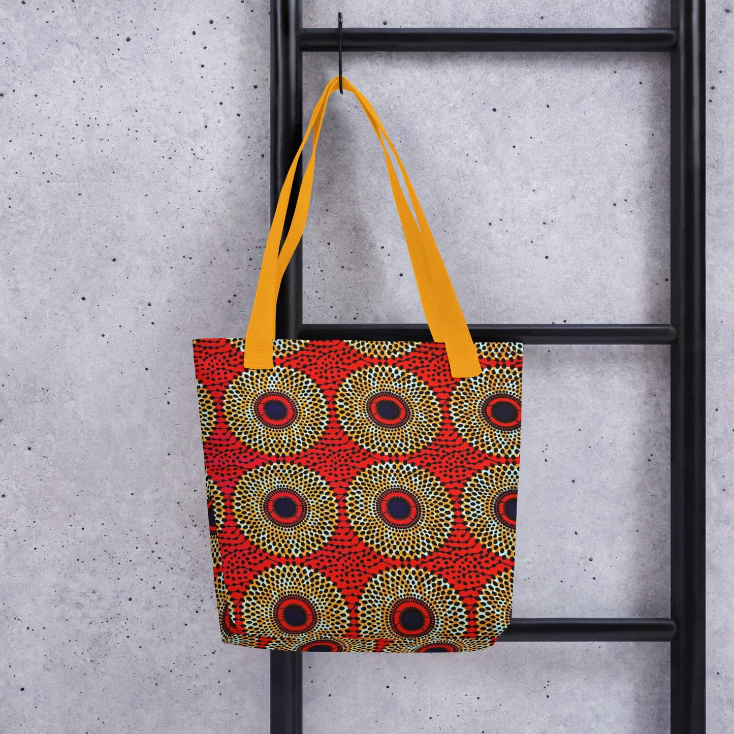 Orange Mandela Tote Bag