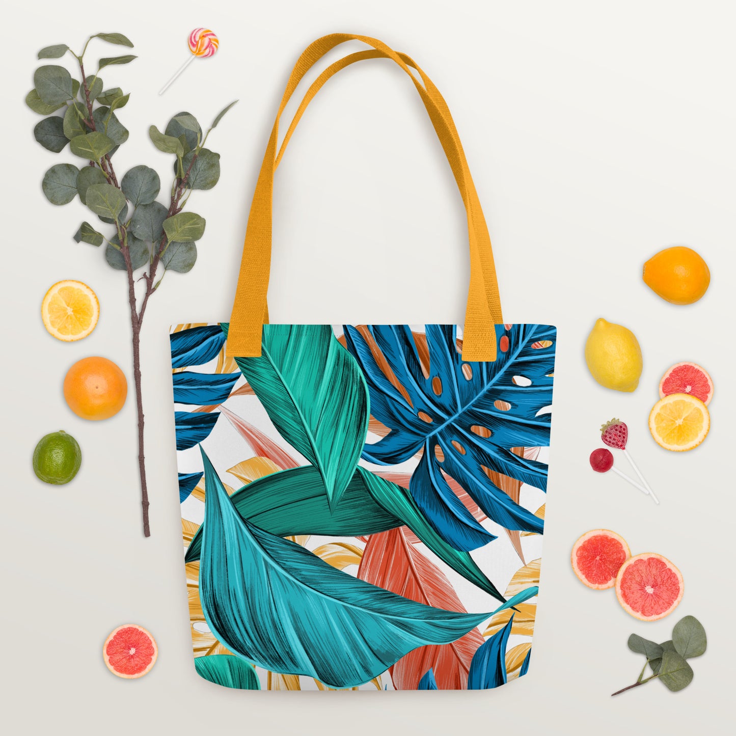 Tropical Leaves Tote Bag