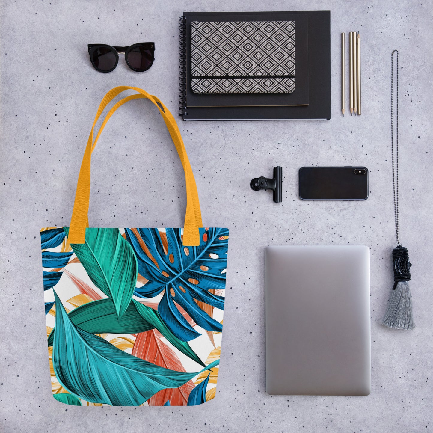 Tropical Leaves Tote Bag