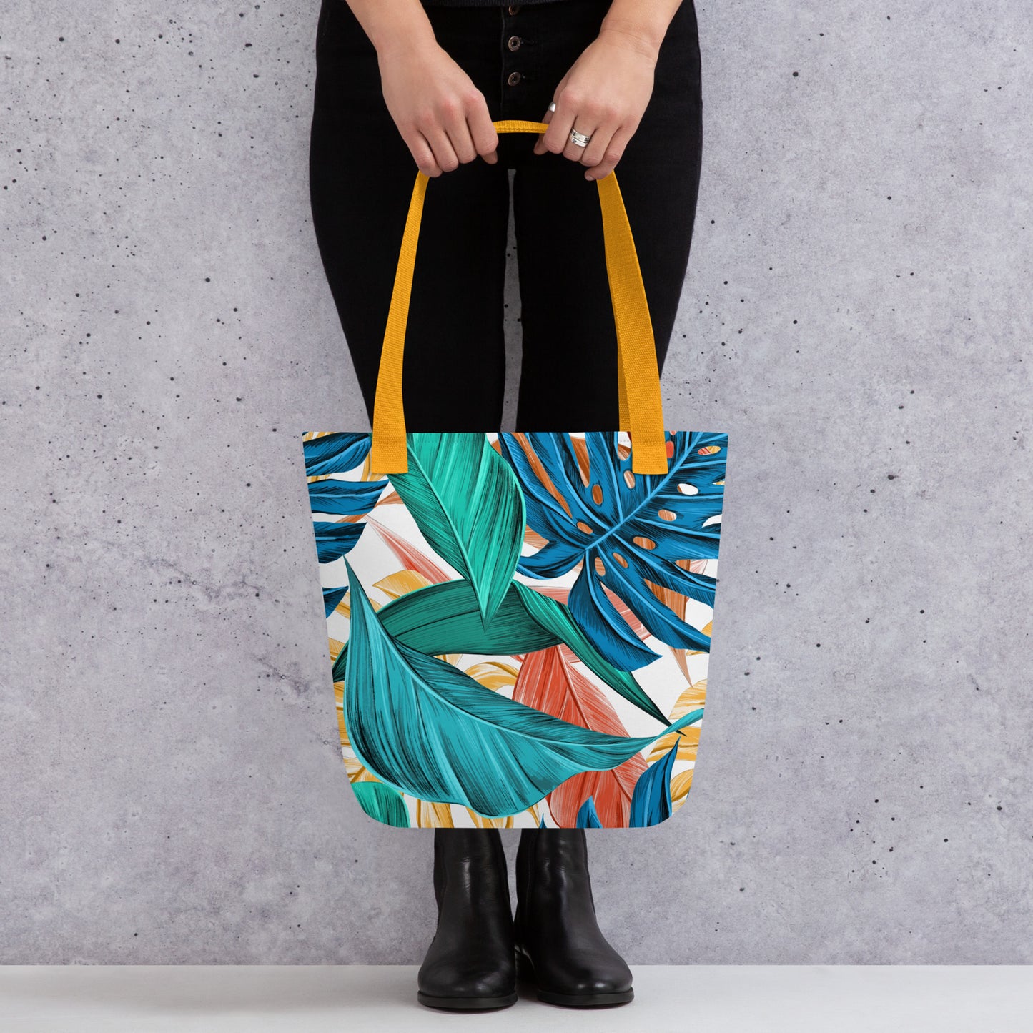 Tropical Leaves Tote Bag