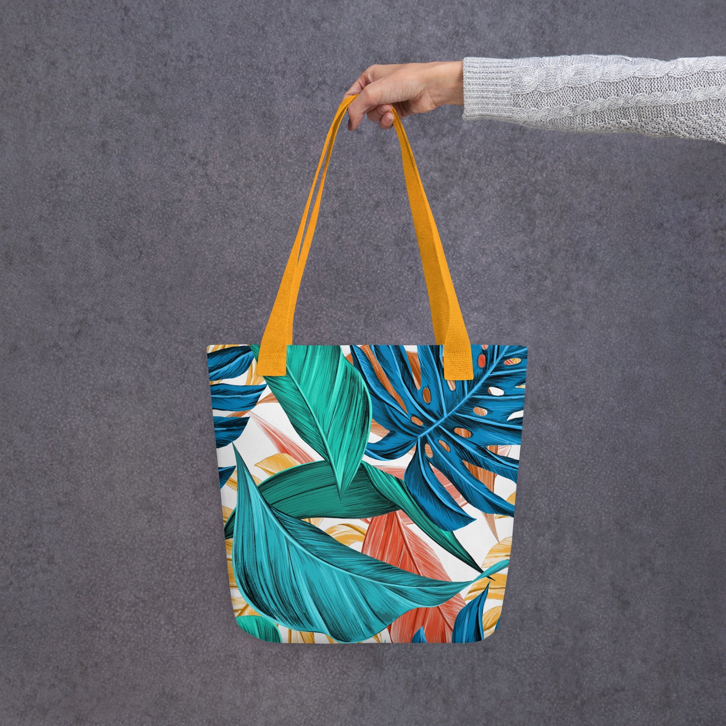 Tropical Leaves Tote Bag