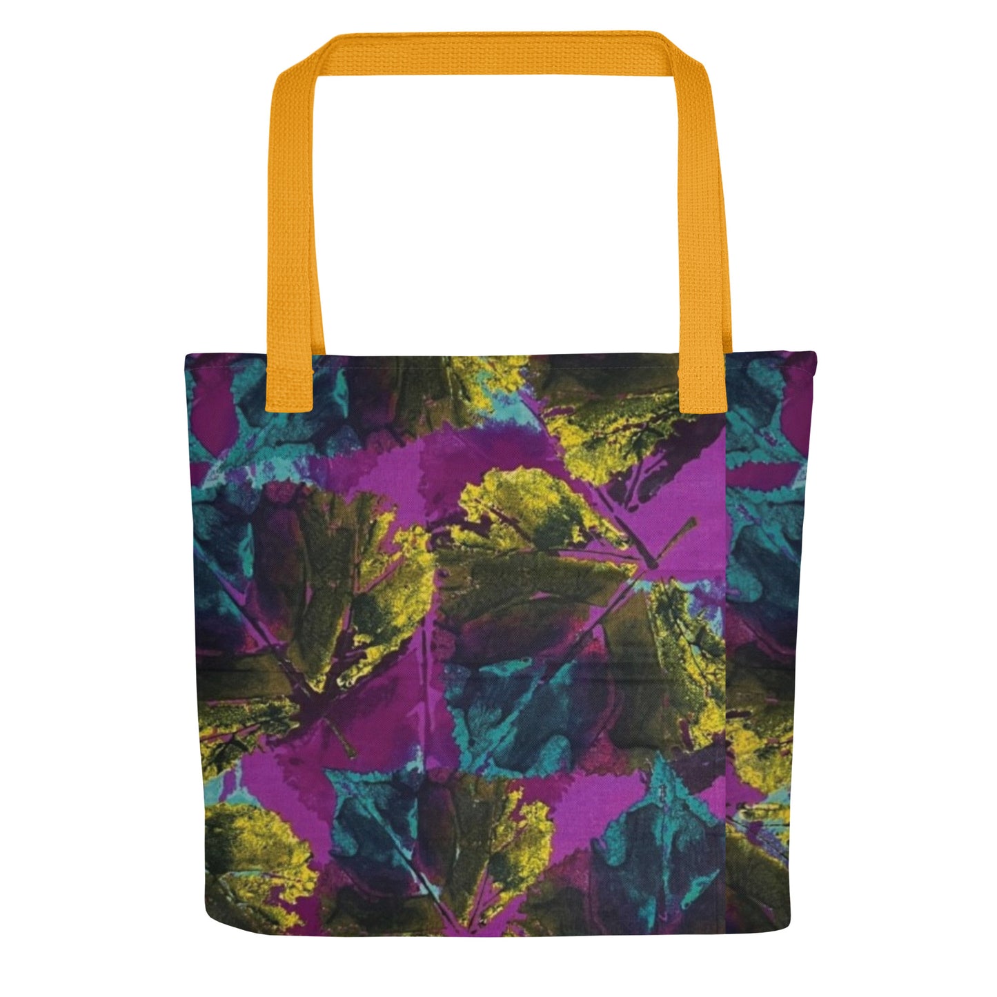 Purple Leaves Tote Bag