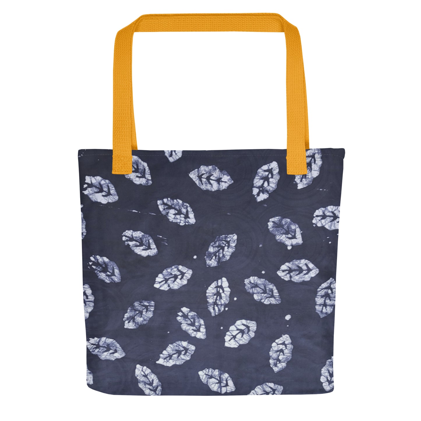 Indigo Leaf Tote Bag