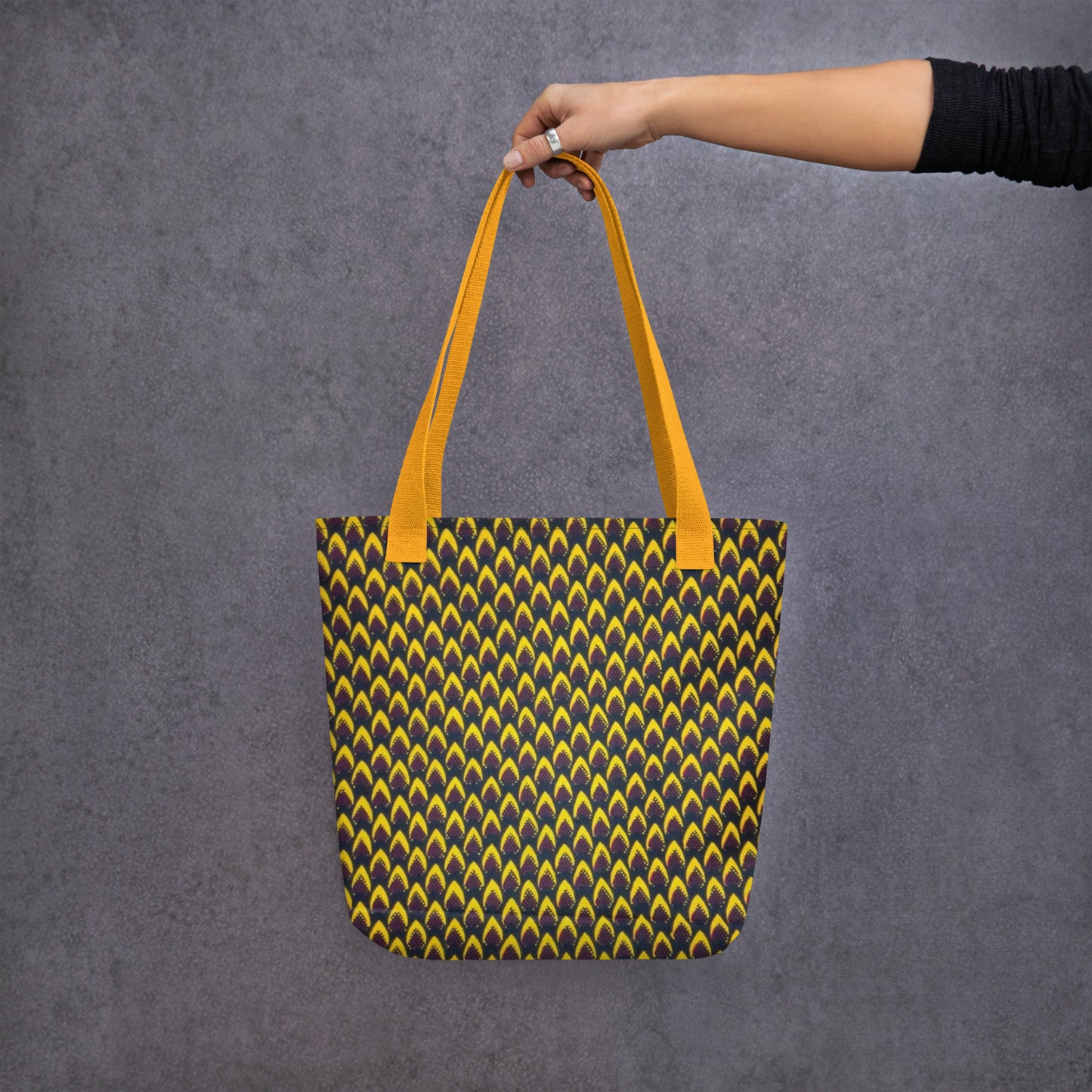 Yellow Flame Tote Bag